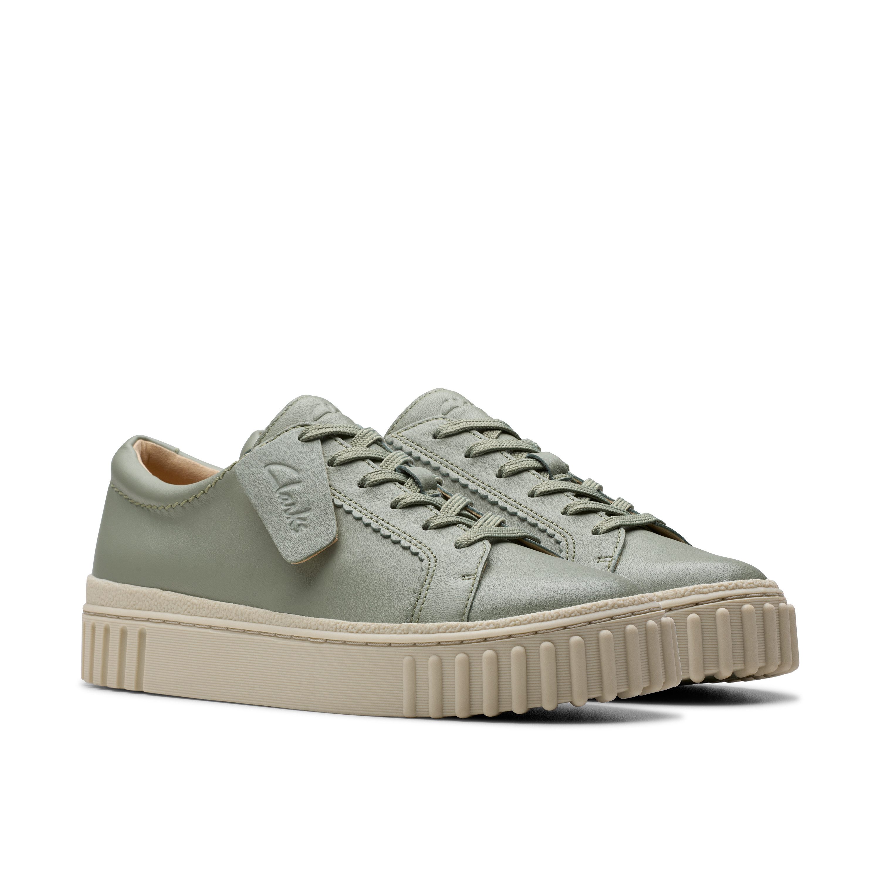 Clarks Veterschoenen Mayhill Walk , sneaker, plateausneaker met modieuze loopzool