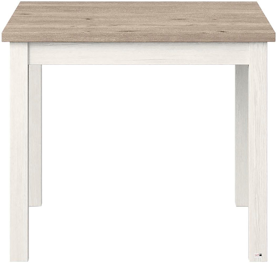 set one by Musterring Eettafel York in 3 kleurvarianten en 4 maten verkrijgbaar, met eiken plaat