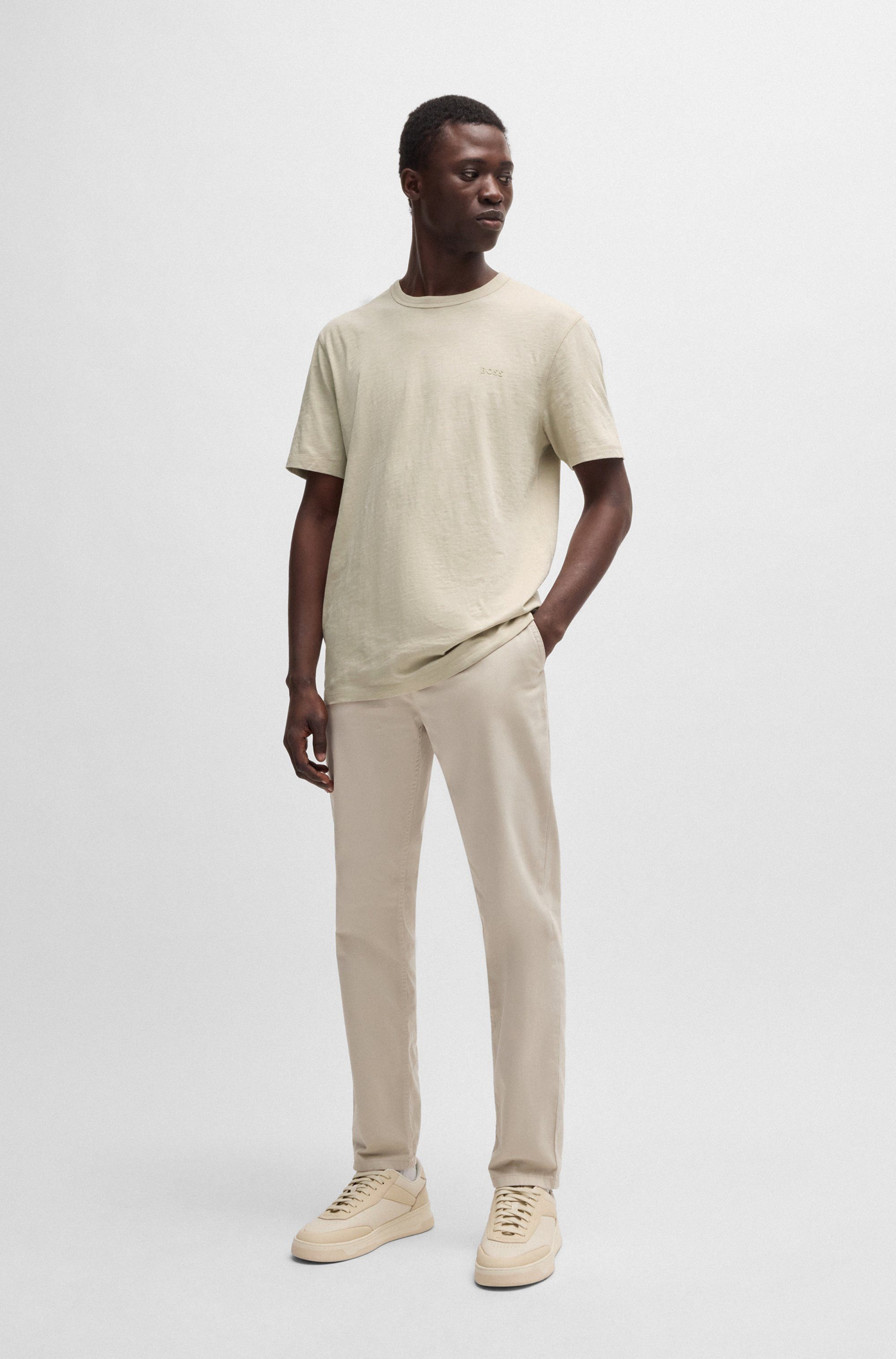 Boss Orange T-shirt Tegood met een ronde hals