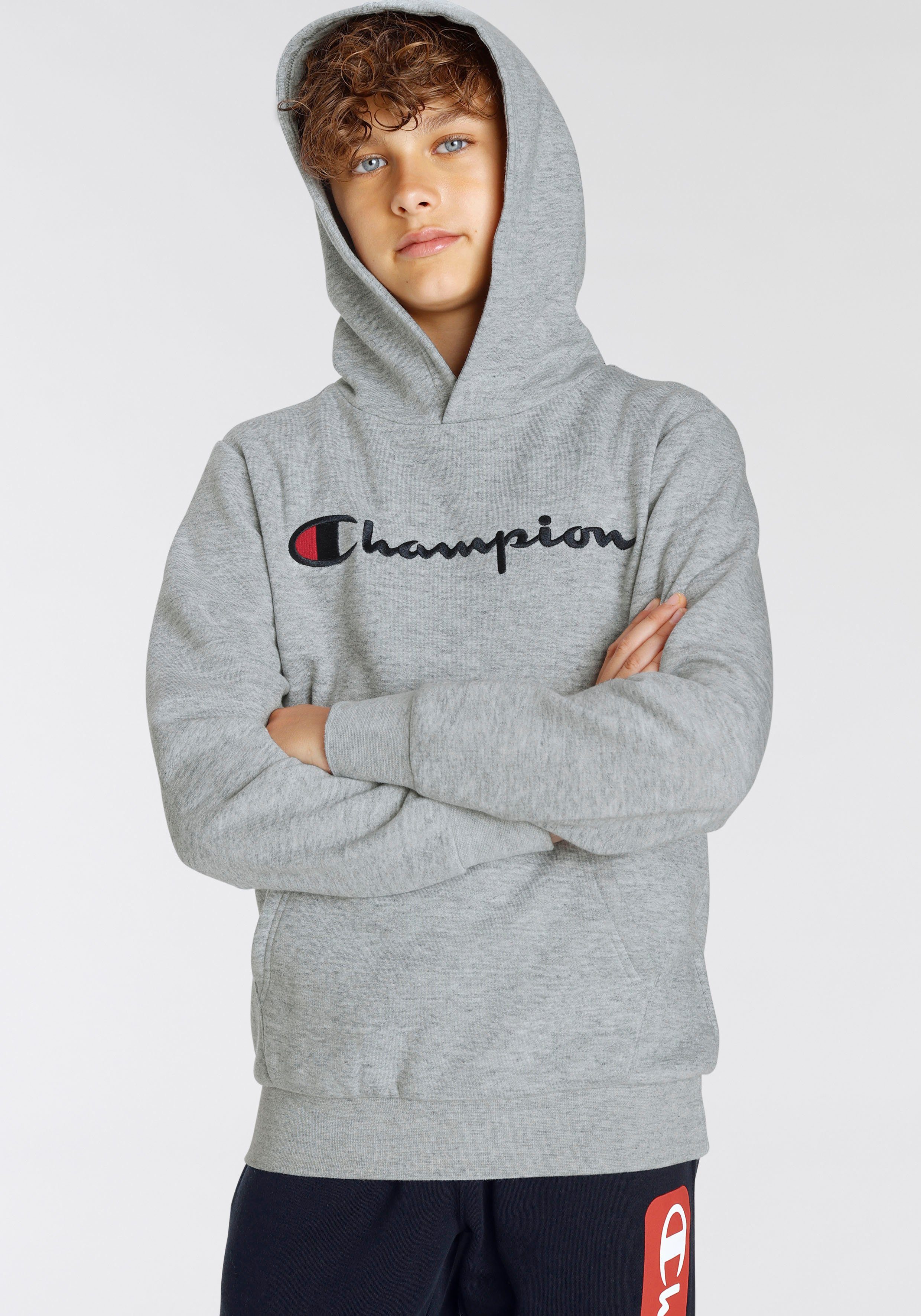 Champion Hoodie Classic Hooded Sweatshirt large Logo - voor kinderen