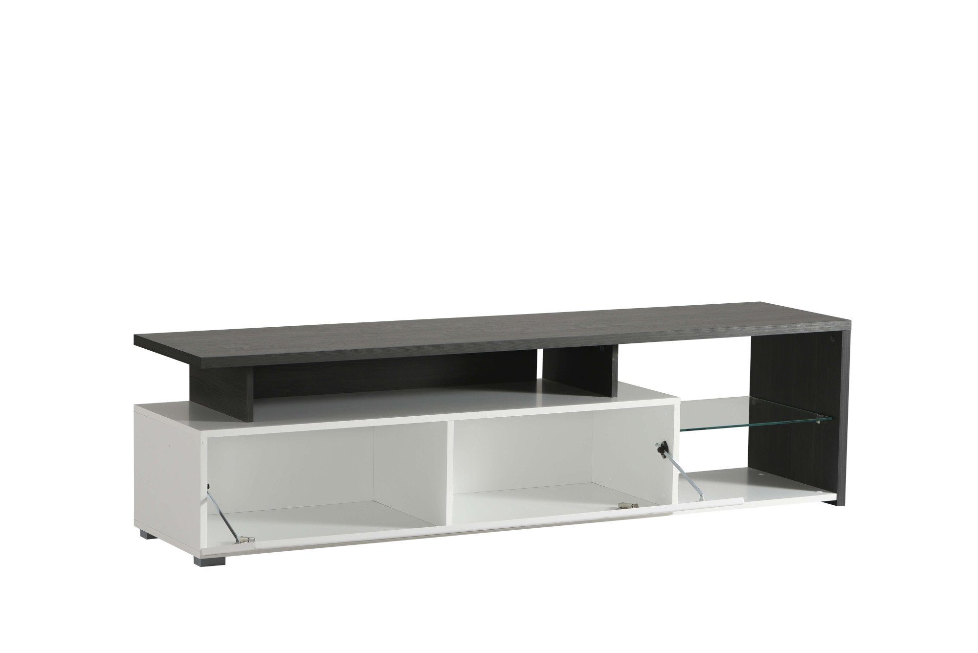 INOSIGN Tv-meubel Arctic TV-Board TV-kast, Br. 170 cm, met en zonder LED-verlichting, front met frezing