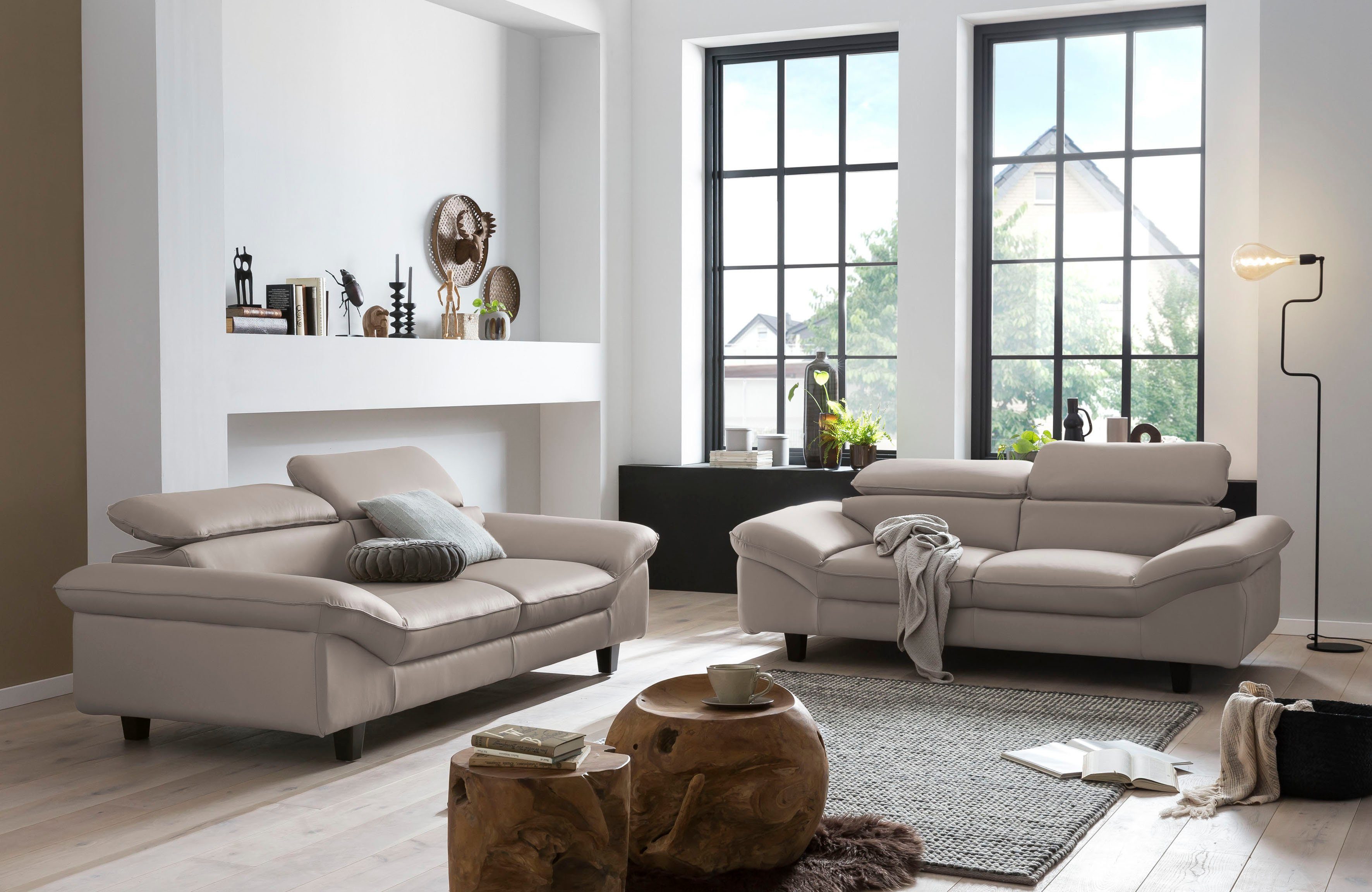 Home affaire 2-zitsbank Piloot Big-sofa met verstelbare rugleuning