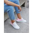 lascana sneakers met een bescheiden kleurverloop zonder vetersluiting, veganistisch wit