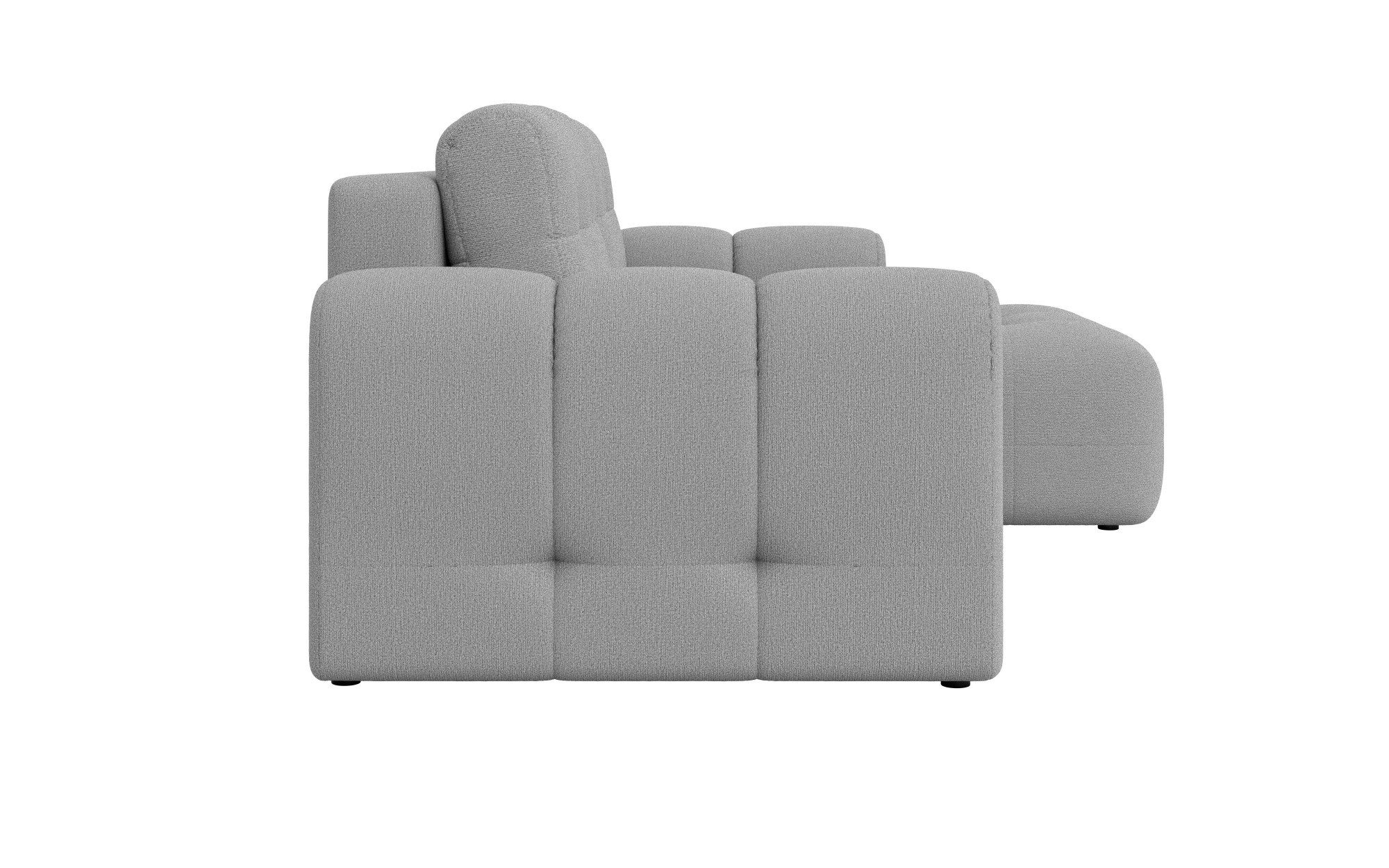INOSIGN Hoekbank Manilla, optioneel met bedfunctie, B/D/H 265/170/91 cm L-vorm met recamiere rechts/links bestelbaar, golfondersteuning