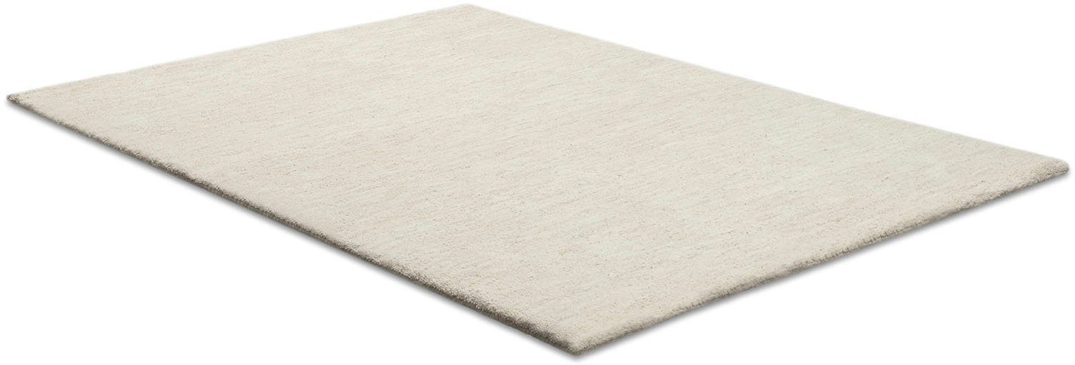 my home Wollen kleed Zeyn Berberkleed uit Marokko, zuiver scheerwol, uni, met de hand geknoopt wollen vloerkleden maat 60 cm x 120 cm x 32 mm beige