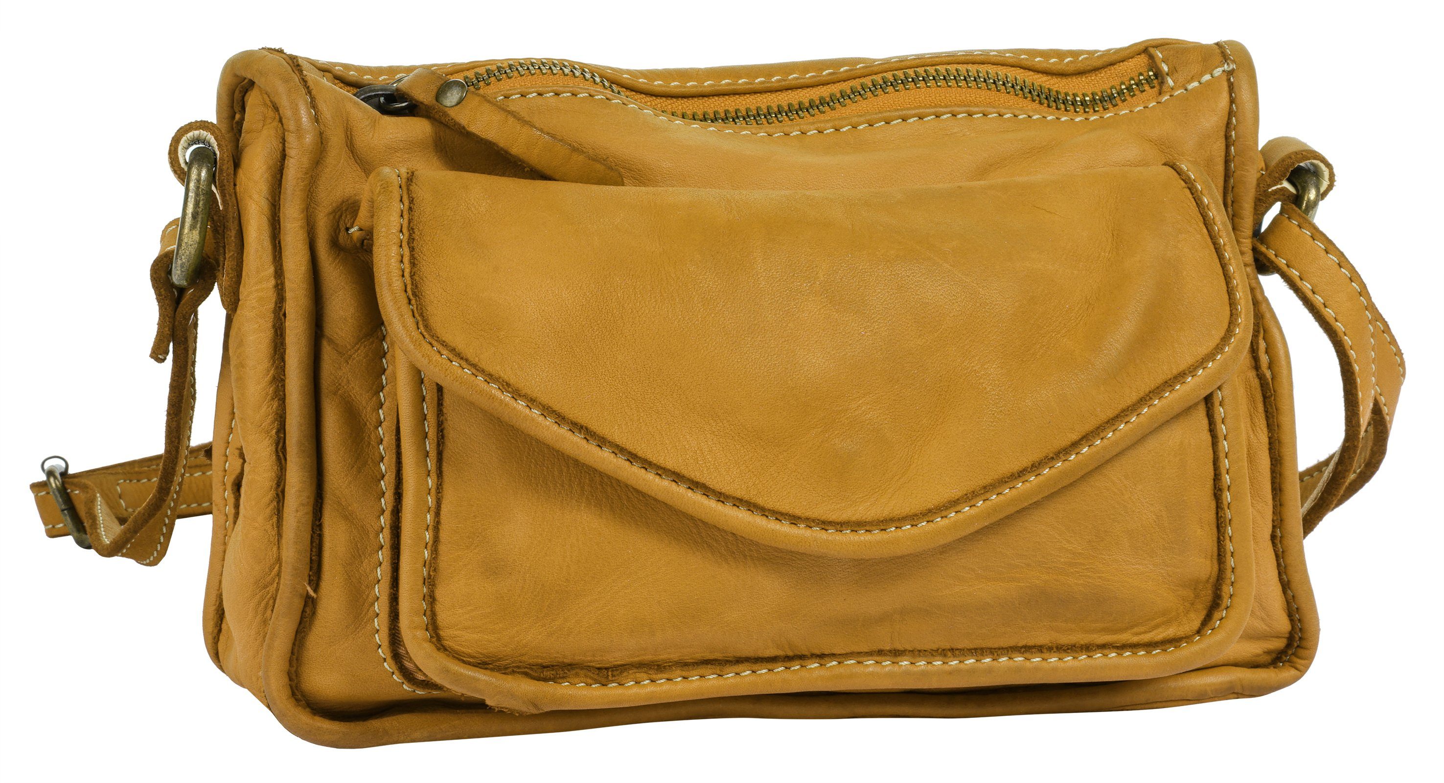Cluty Schoudertas echt leer, made in italy