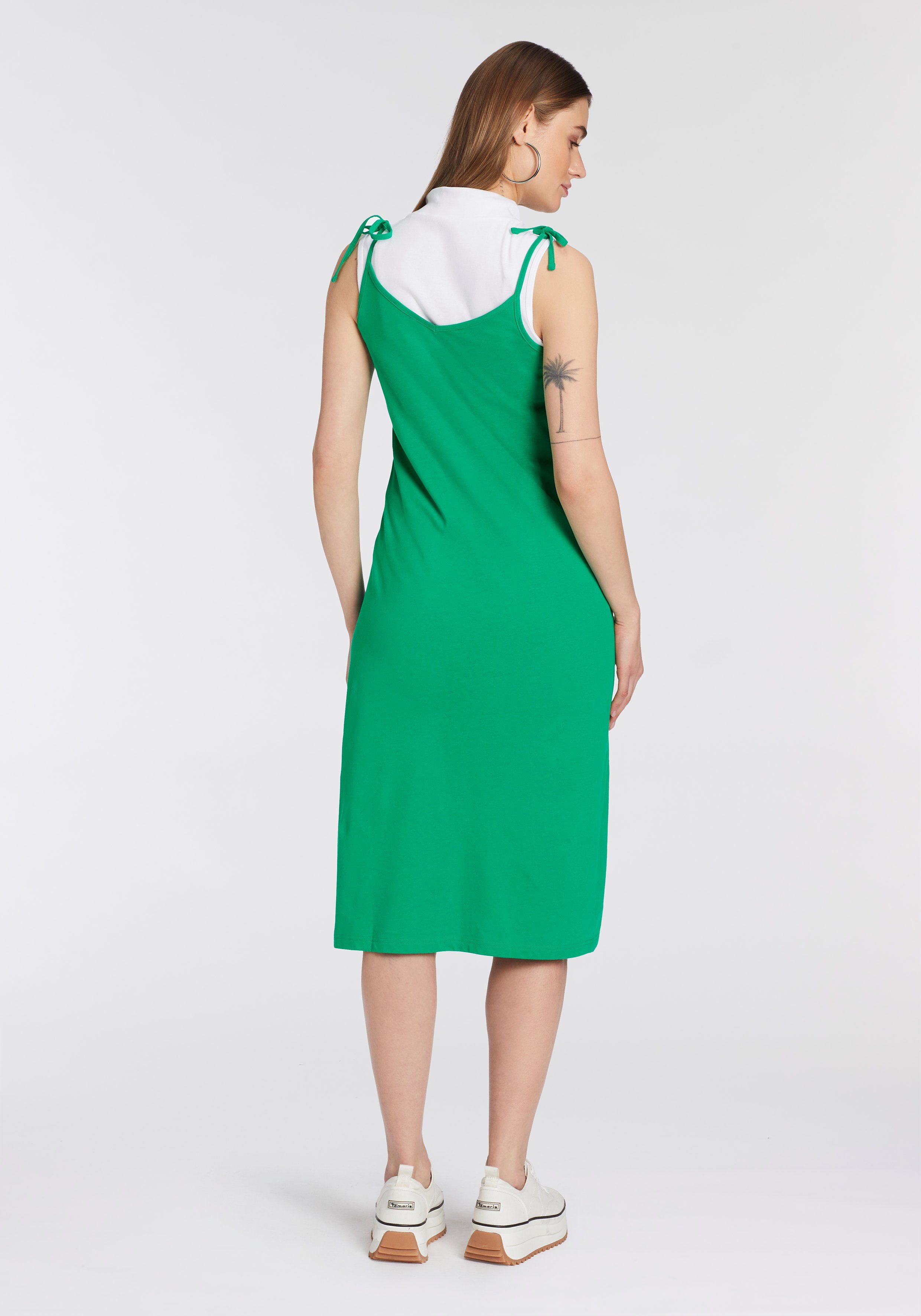OTTO products Jerseyjurk GOTS-gecertificeerd CIRCULAR COLLECTIE in midi-lengte elegant van 100% katoen met spaghettibandjes