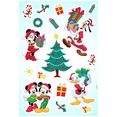 komar wandfolie mickey christmas presents 50 x 70 cm (breedte x hoogte) - 17 labels (set, 1 stuk) multicolor