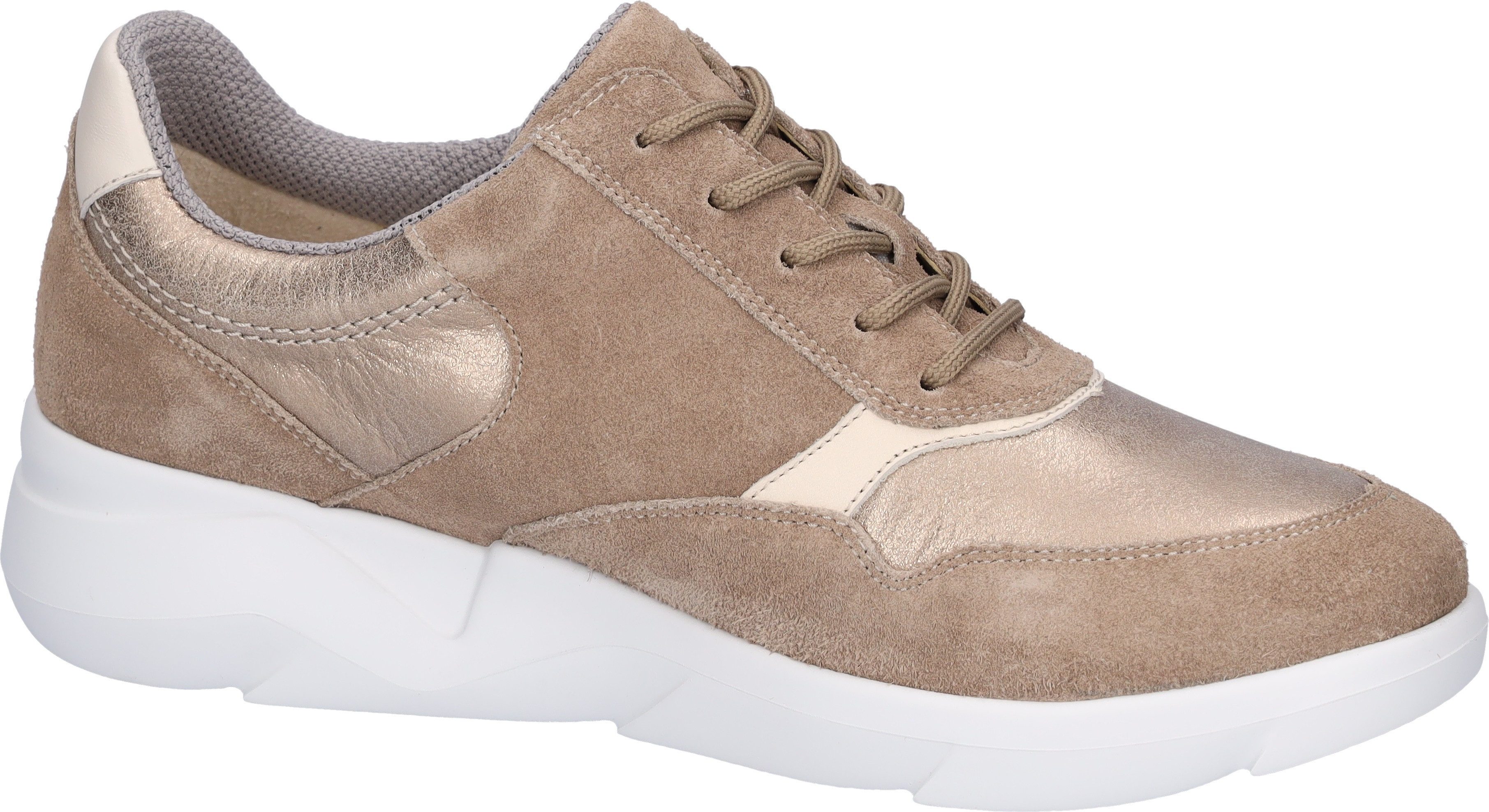 Waldläufer Sneakers met sleehak K-FUNKY , veterschoenen, lage schoen, comfort schoen, rits, k-breedte