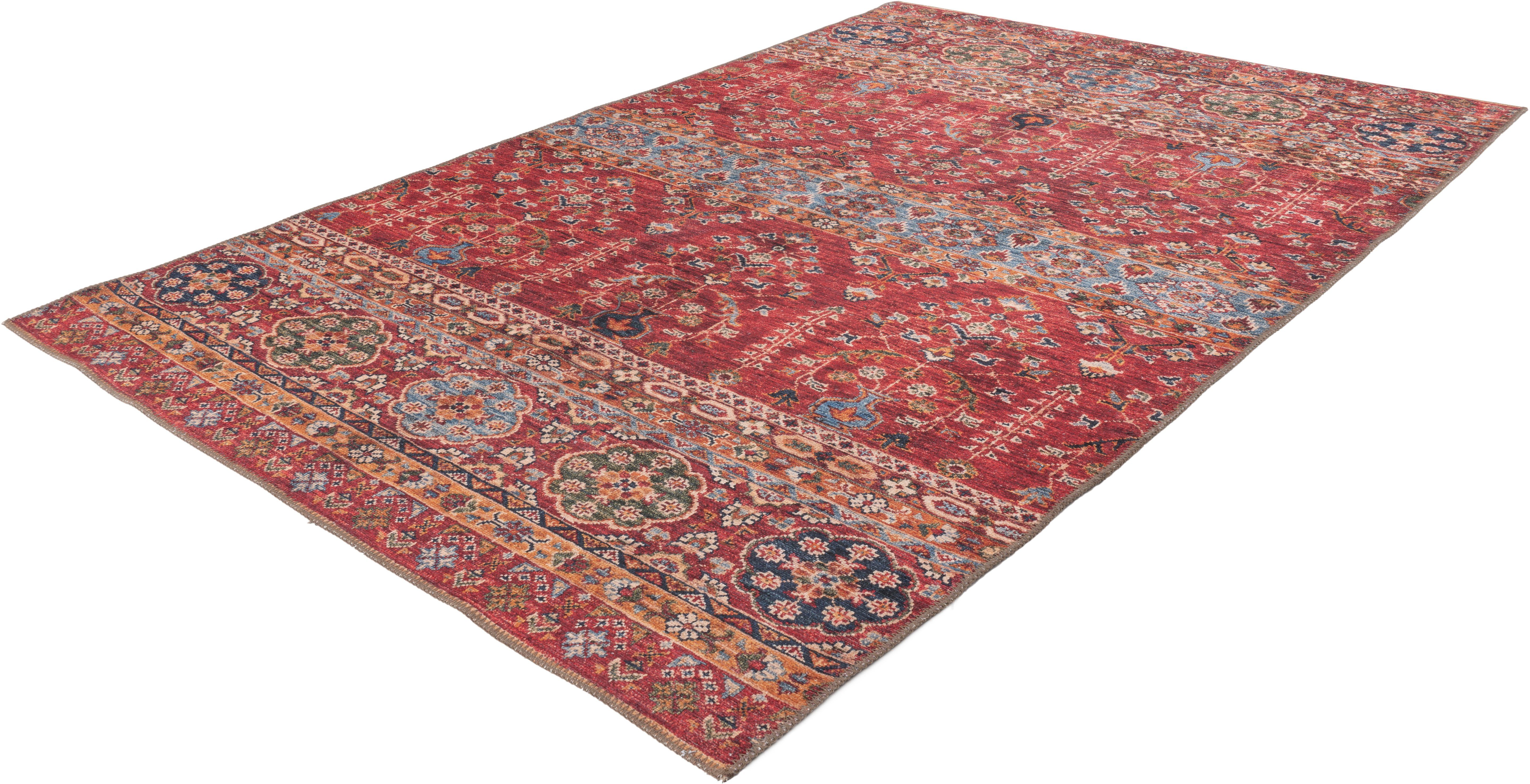 me gusta Vloerkleed Faye 325 Platte stof, bedrukt motief, woonkamer, eetkamer