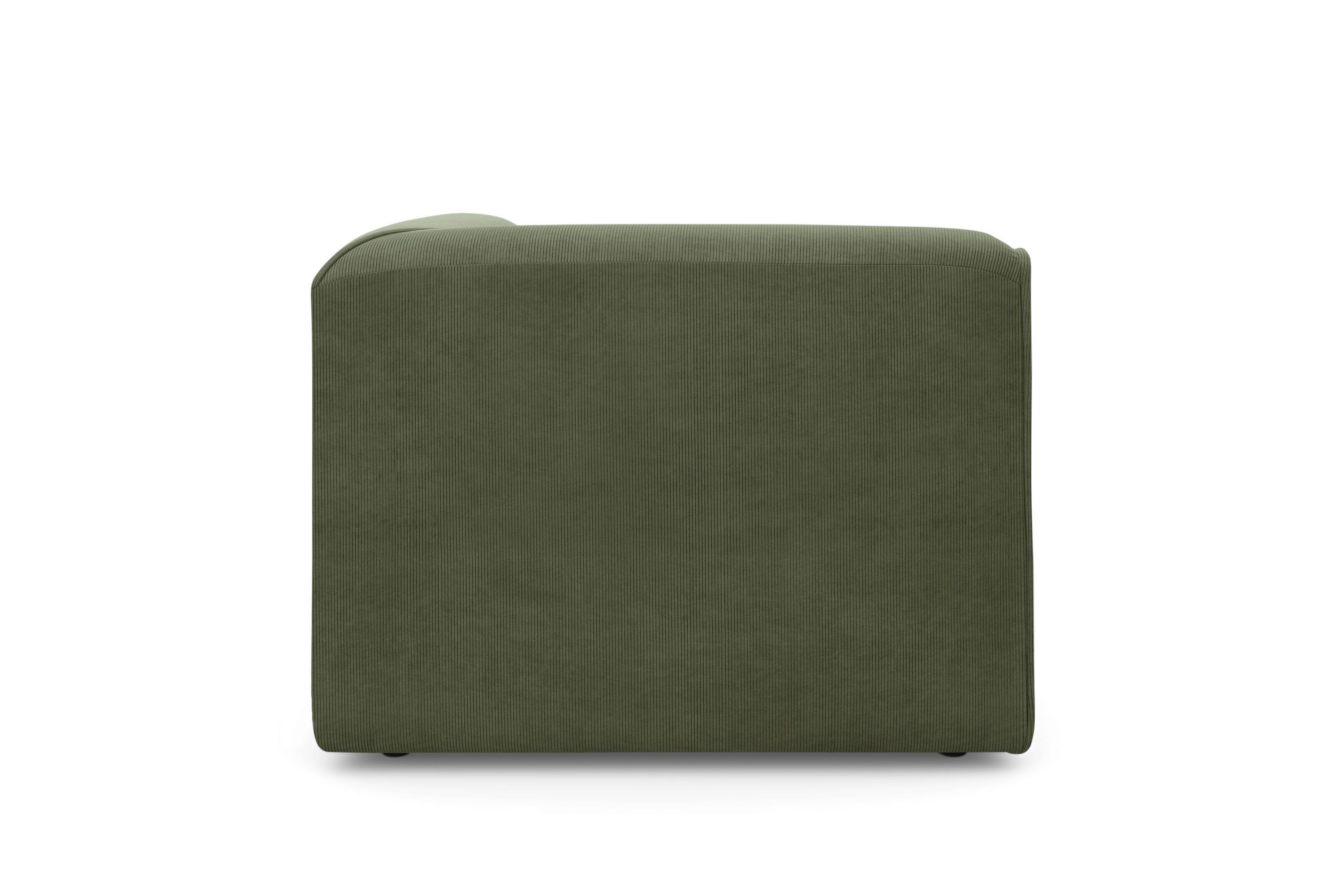 RAUM.ID Bank-hoekelement Merid, sofa-element, afmetingen B/D/H: 97/97/46 cm als module of apart te gebruiken, voor individuele samenstelling