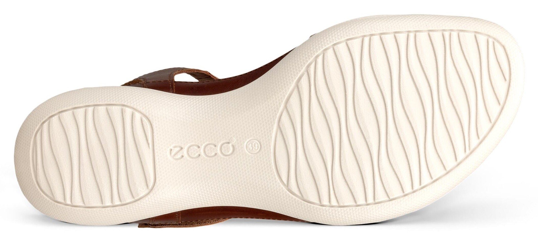 Ecco Sandalen Flash zomerschoen, sandaal, klittenbandschoen, in metallic-look