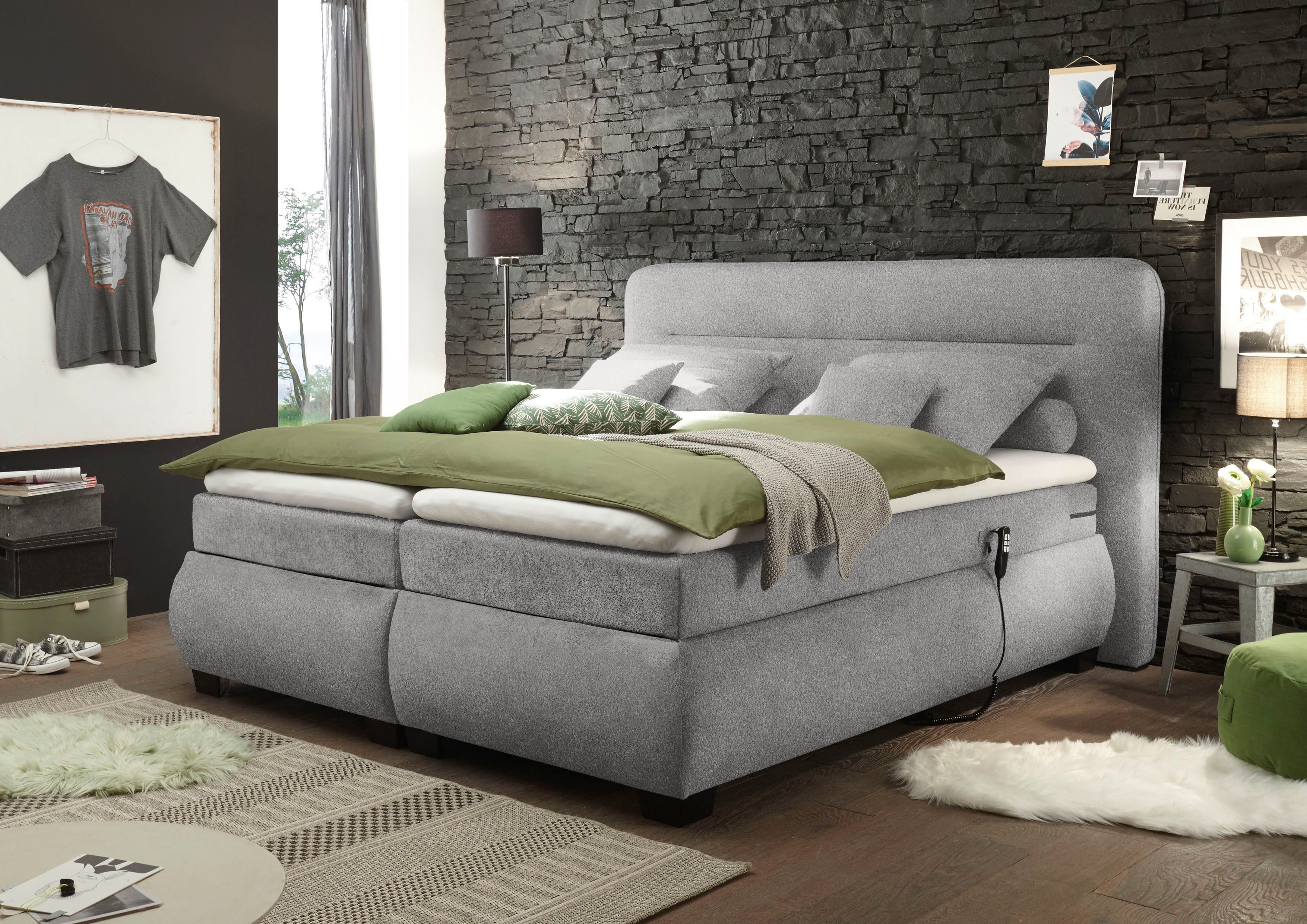 ED EXCITING DESIGN Boxspring Evolution inclusief motor en topmatras