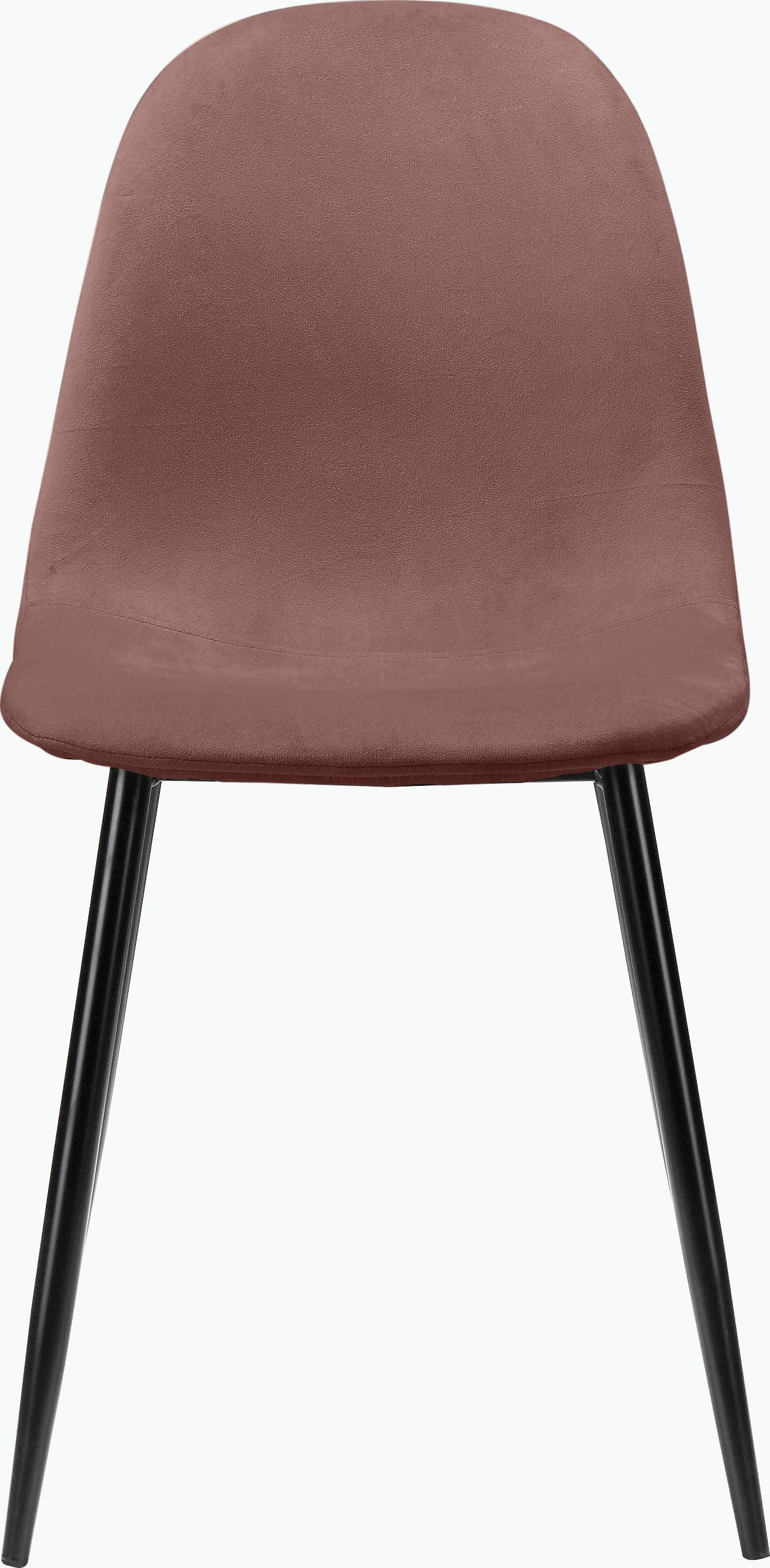 Leonique Eethoek Eadwine, TOPSELLER! Tafel plus 4 stoelen, zitgroep bestaande uit eettafel 160 cm en 4 eetkamerstoelen, gestoffeerde stoelen (set, 5-delig)