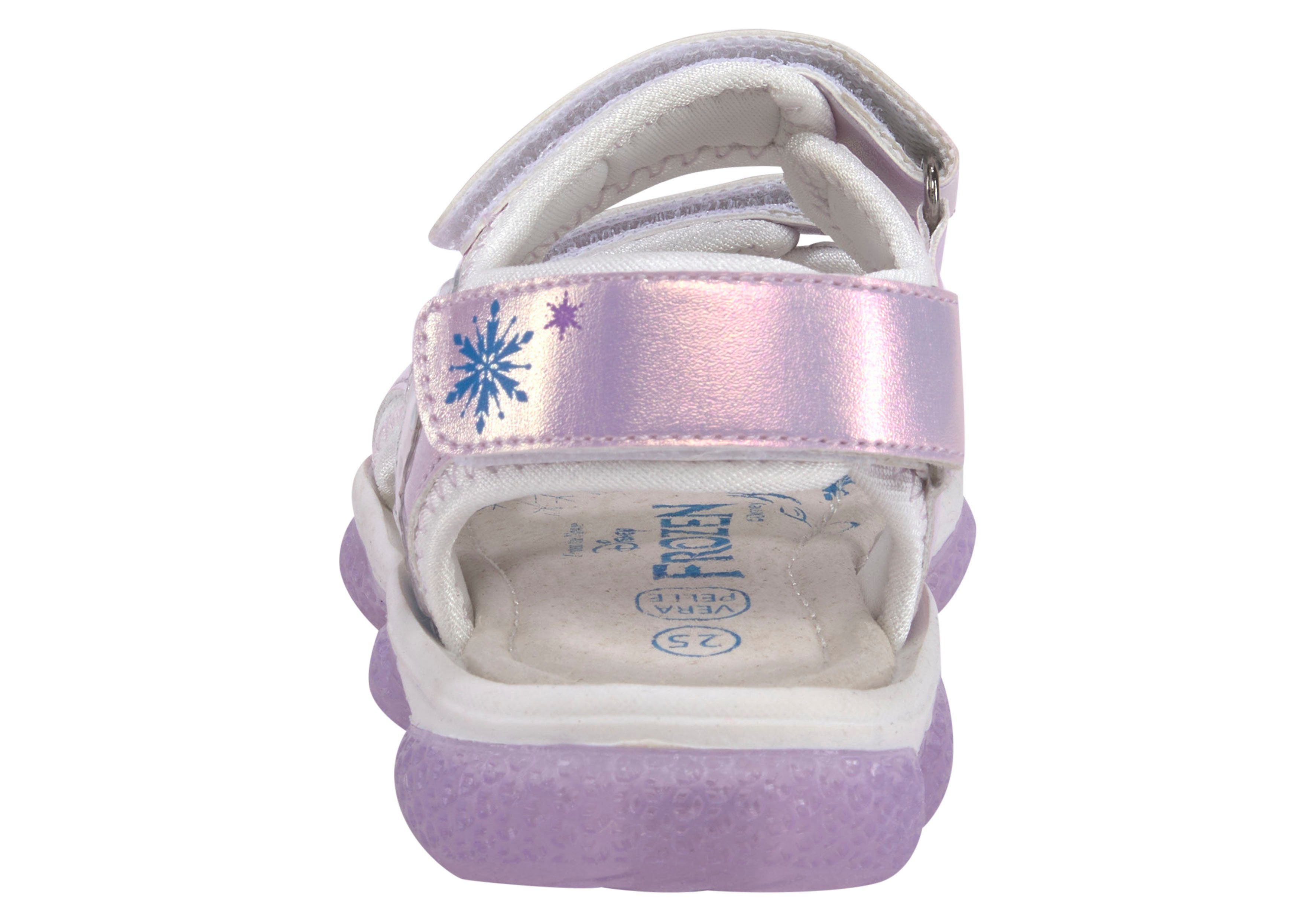 Disney Sandalen Frozen met coole knipperfunctie en klittenbandsluitingen