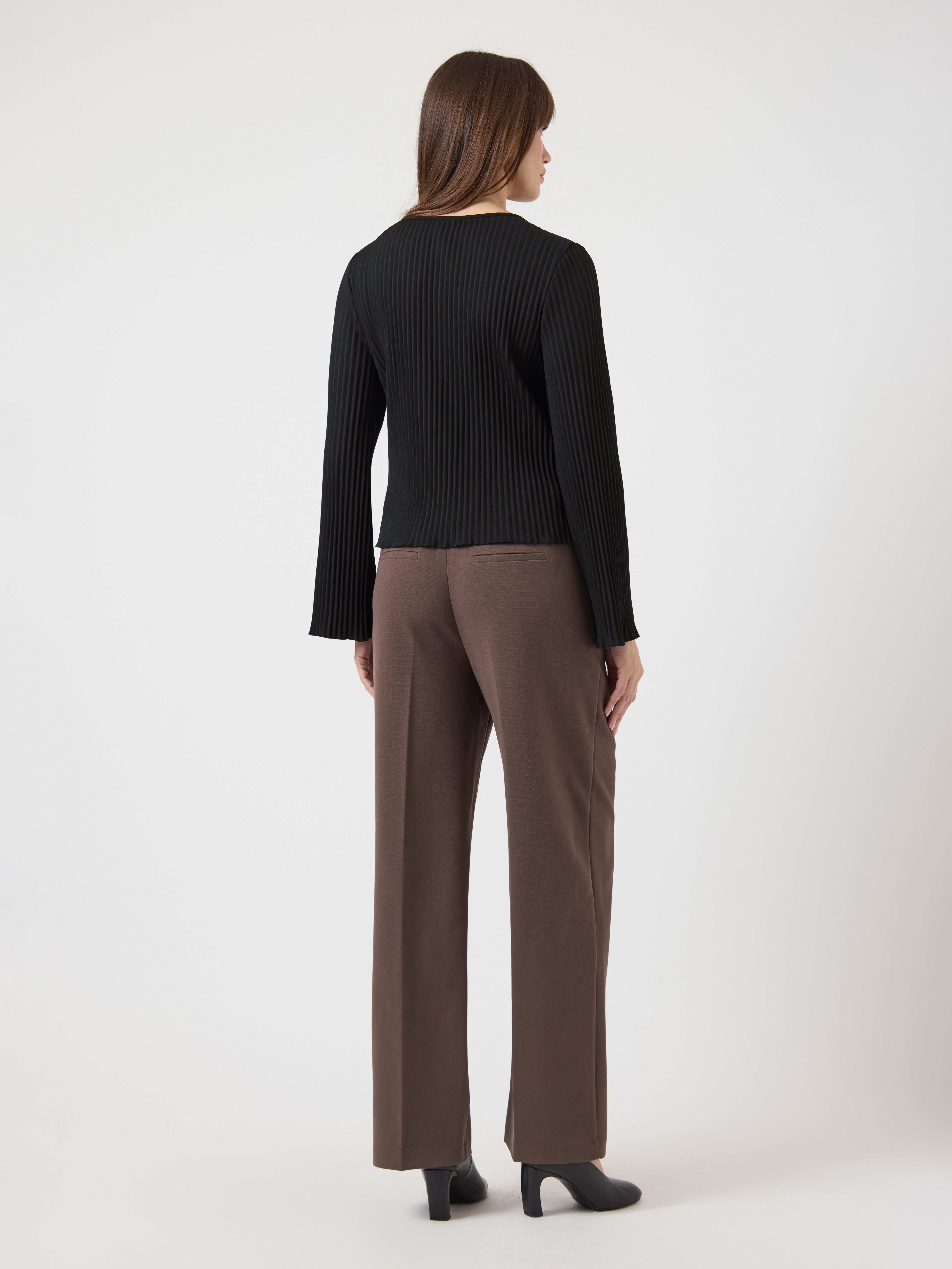 Y.A.S Plisséshirt YASALISA LS TOP S. NOOS