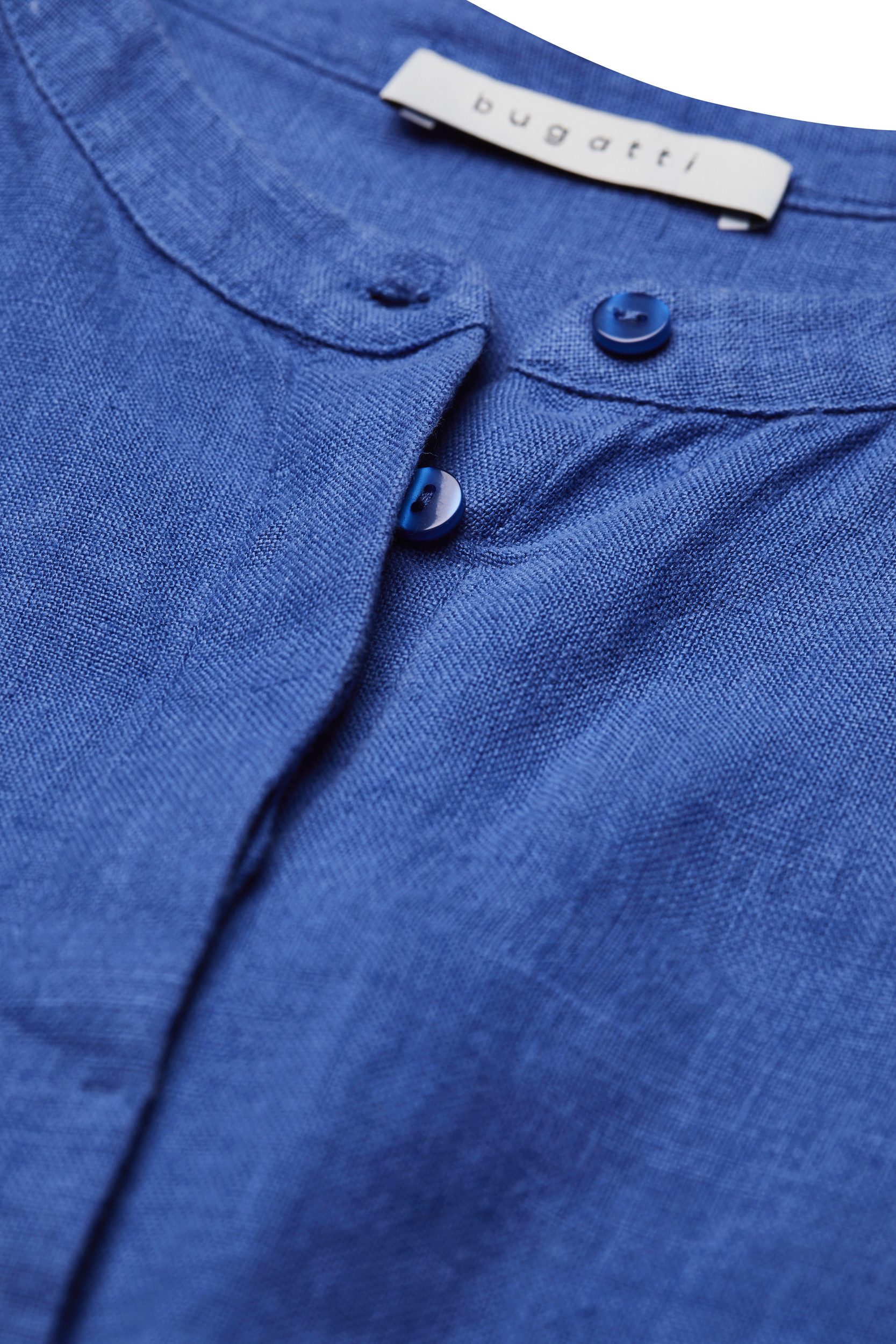 Bugatti Blouse met lange mouwen met verborgen knoopsluiting