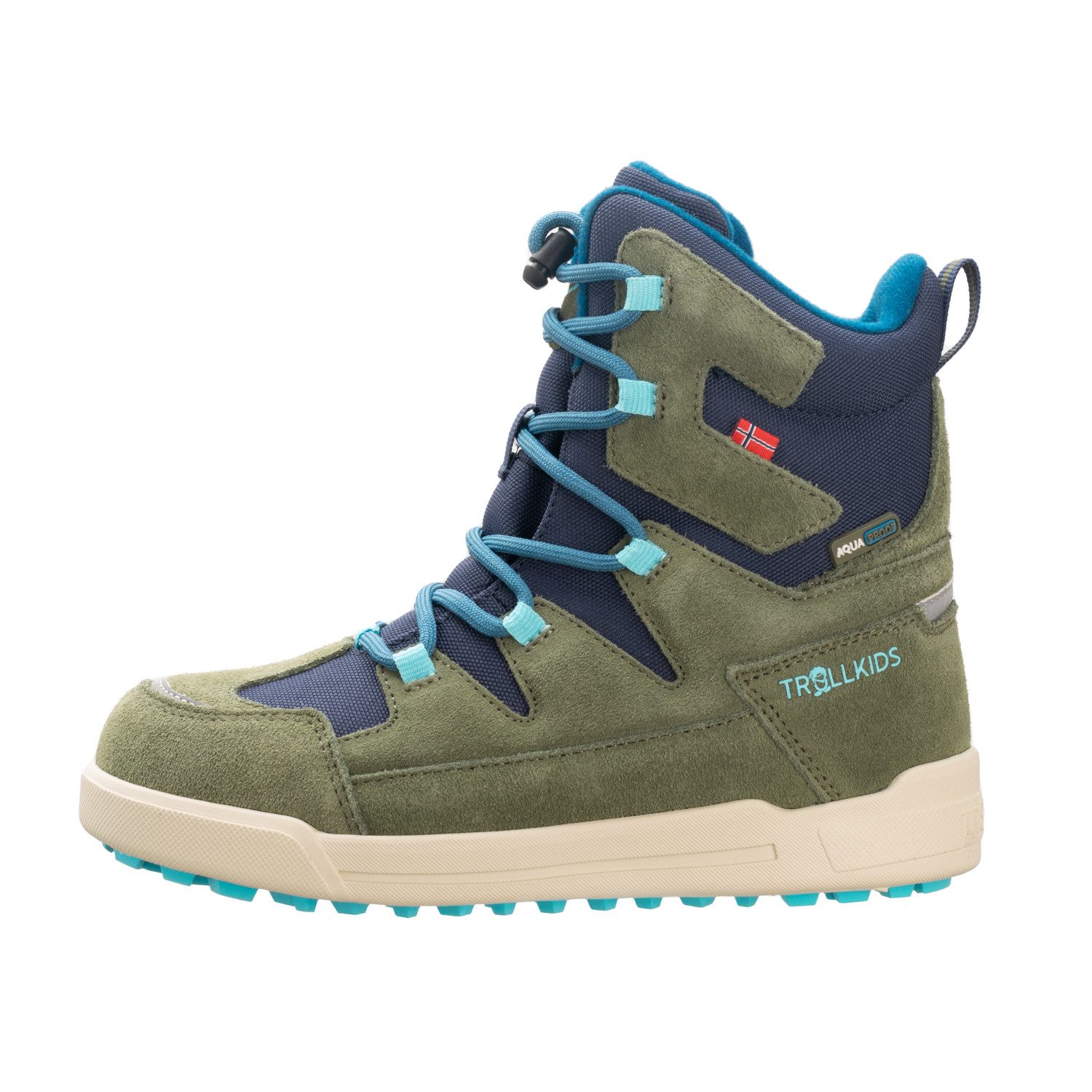 TROLLKIDS Winterlaarzen KIDS FINNMARK WINTER BOOTS waterdicht, snelsluiting met veters