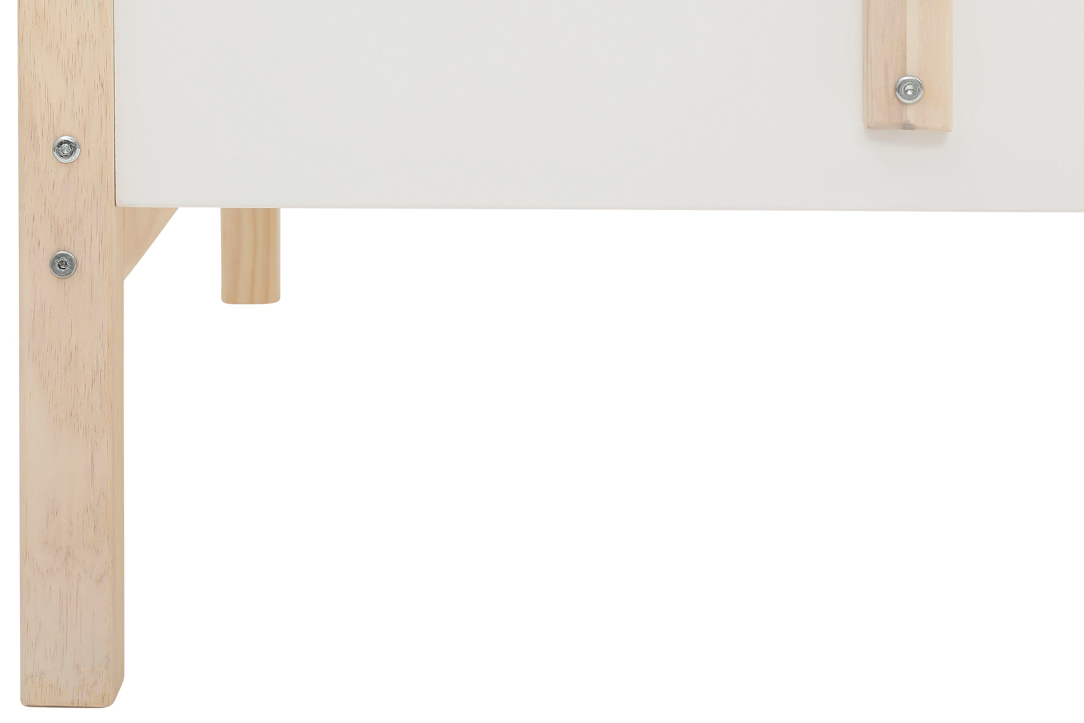Lüttenhütt Stapelbed Janne Grenenhout, stapelbed, inclusief houten ladder, ligoppervlak 90x200 cm
