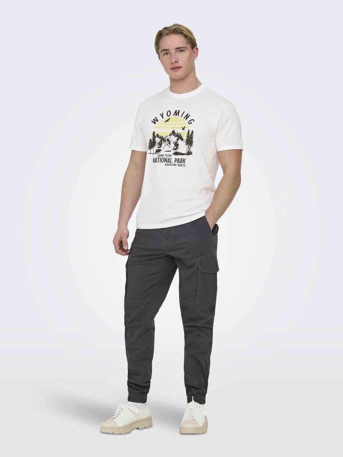ONLY & SONS Cargobroek ONSCARTER LIFE CARGO CUFF 0013 PANT NOOS