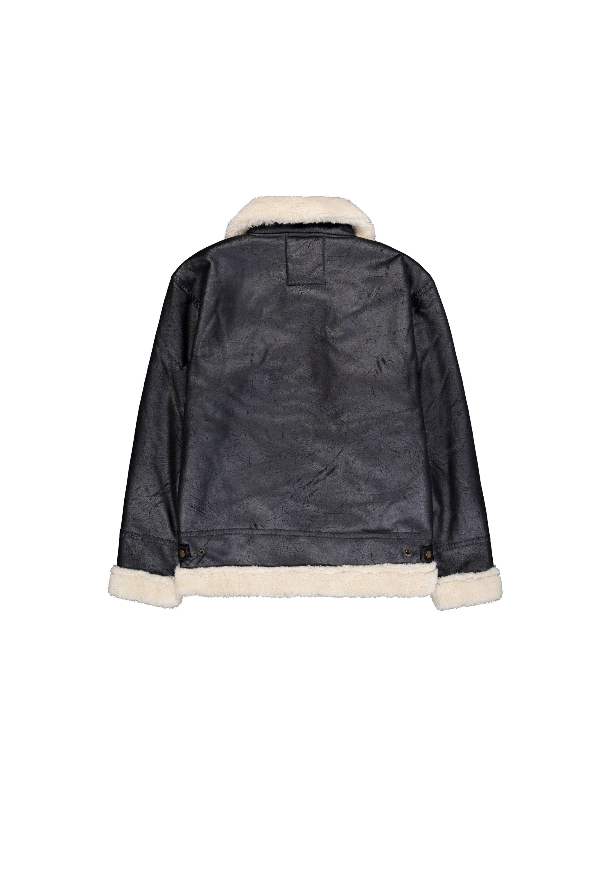 Alpha Industries Leren jack Alpha Industries Men - Bomber Jackets B-3 Faux Leather