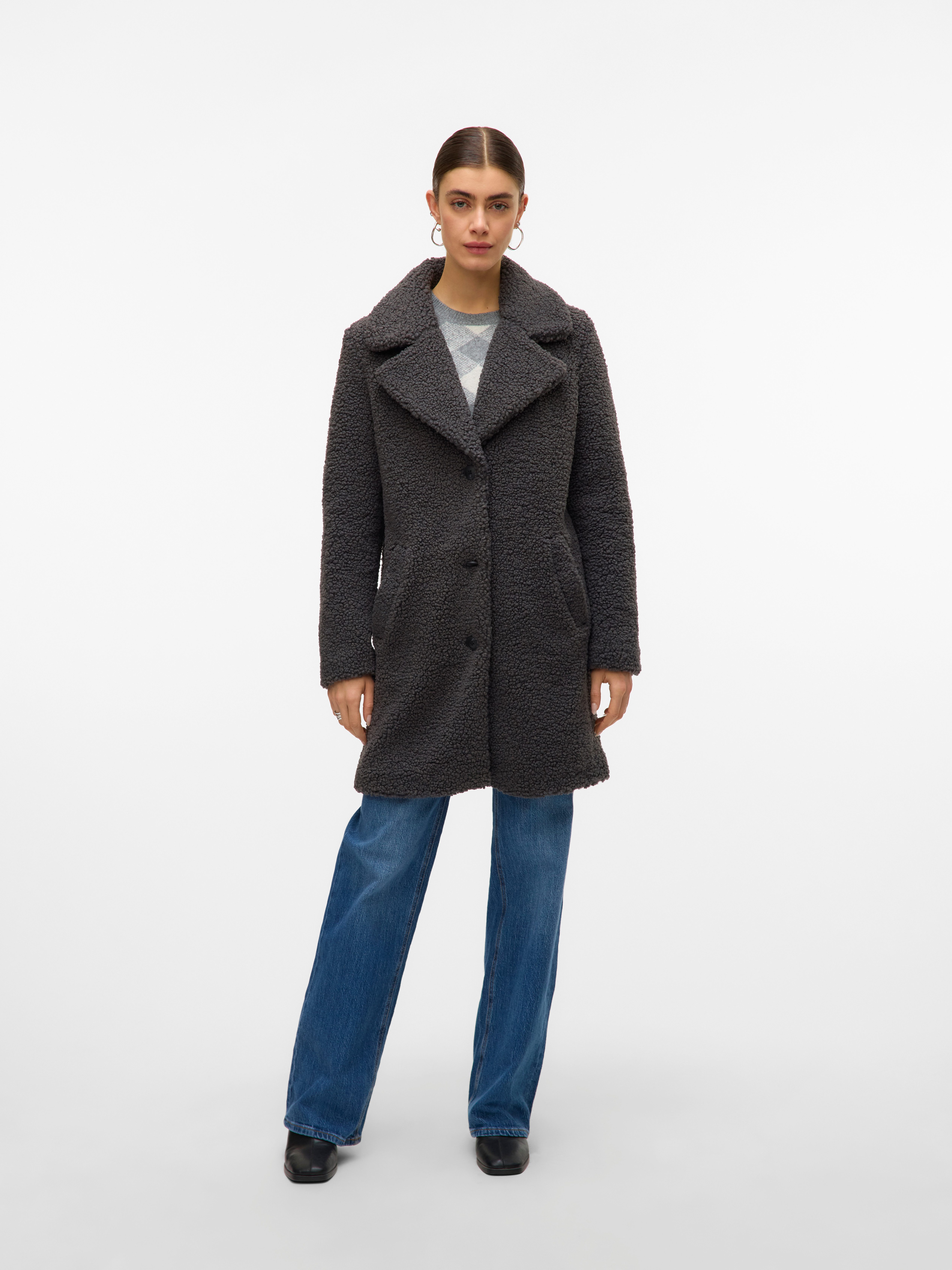 Vero Moda Korte jas VMKYLIE TEDDY COAT GA BOO
