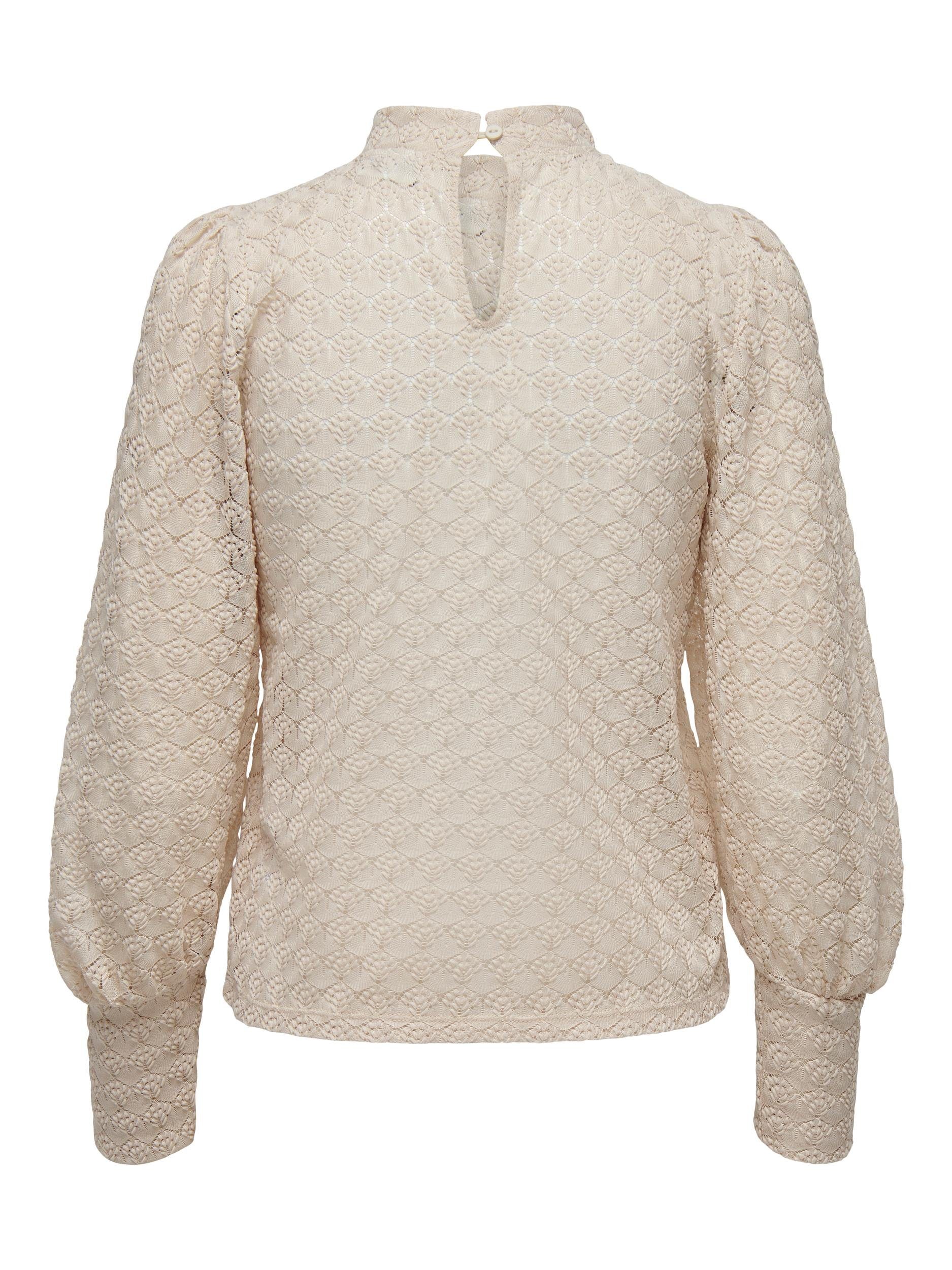 JDY Shirt met lange mouwen JDYAVERY L/S LACE TOP JRS NOOS