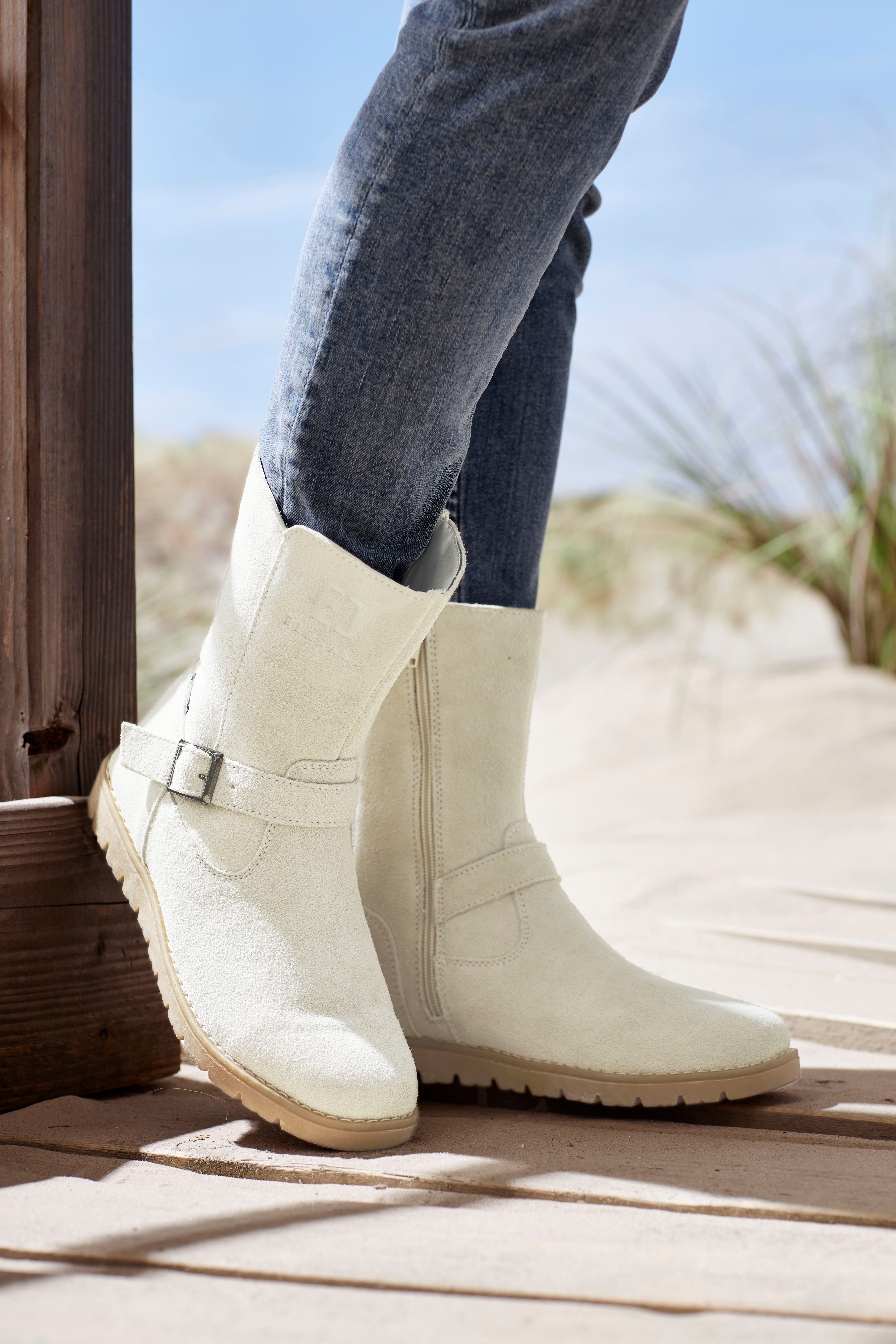 Elbsand Winterlaarzen Boots, winter enkellaars, leer, wind- & waterafstotende Tex-membraan