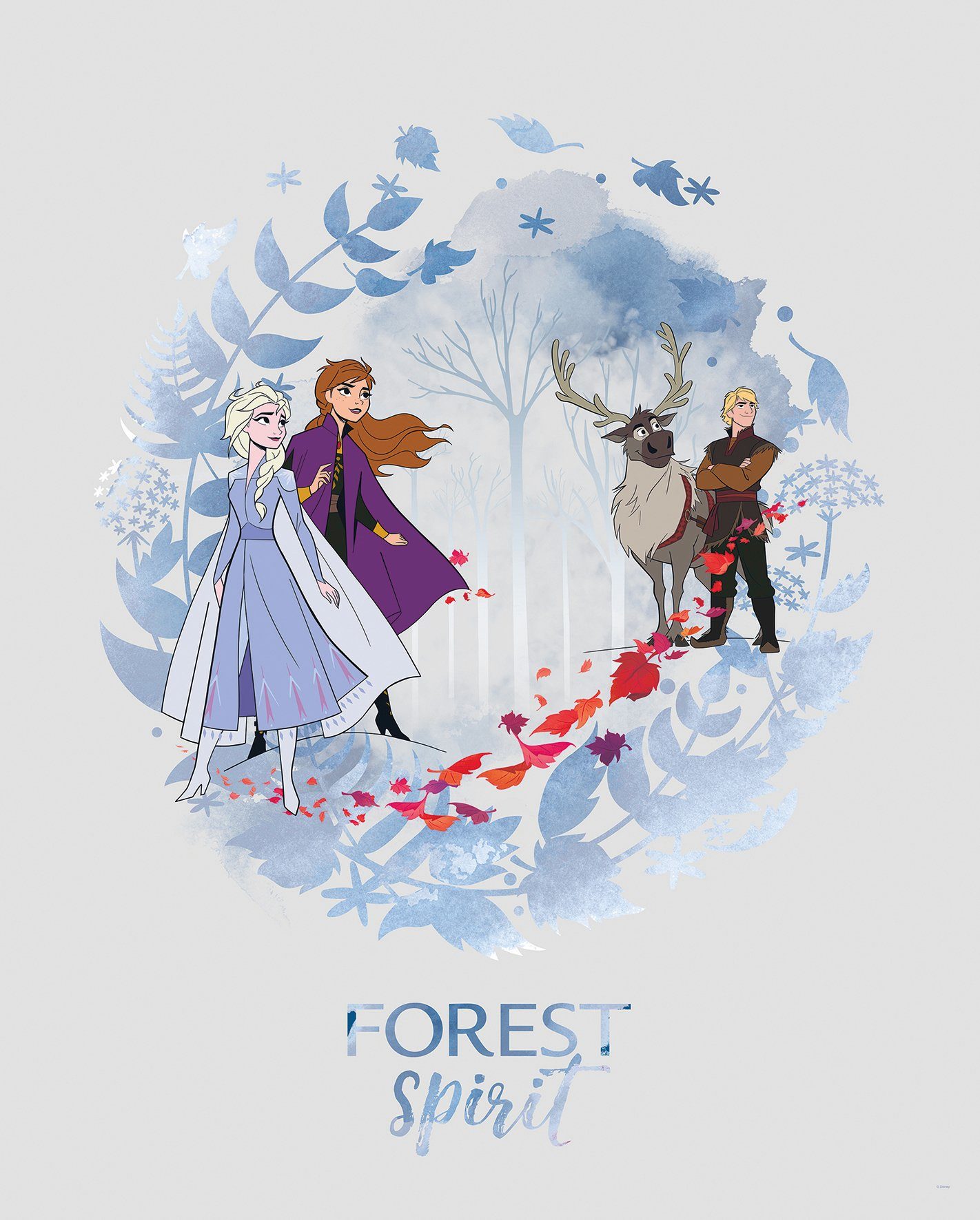 Komar wanddecoratie Frozen Spirit, zonder lijst