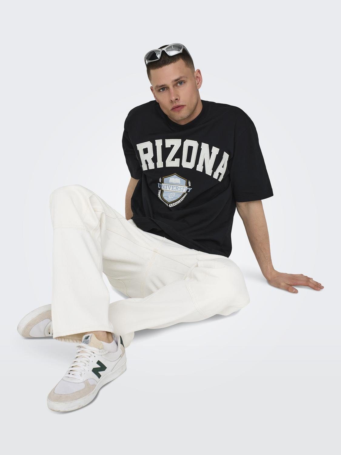 ONLY & SONS Shirt met korte mouwen ONSLAWSON LIFE RLX VARIS