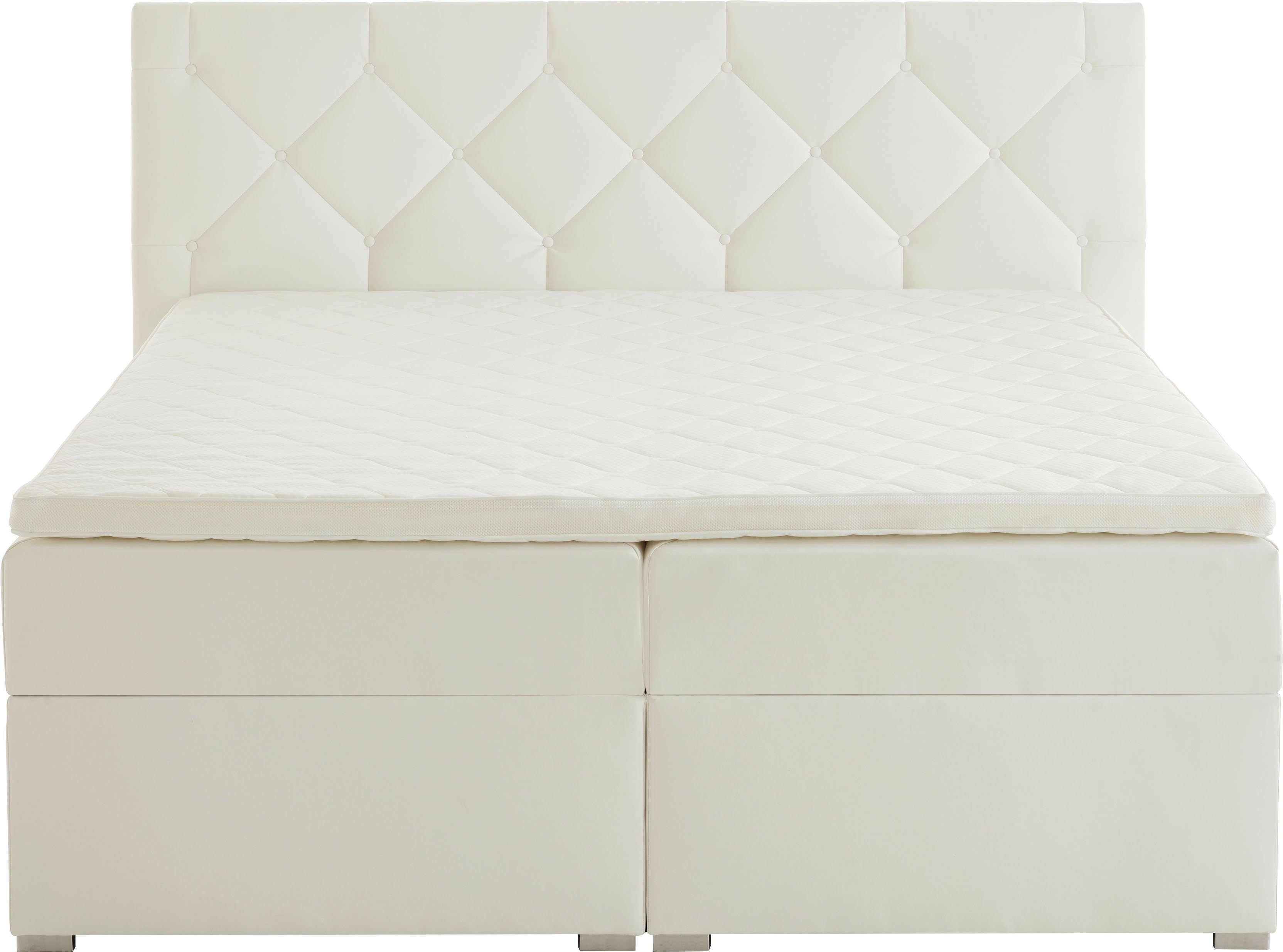 ATLANTIC home collection Boxspring Meike met xxl bedstee en topper