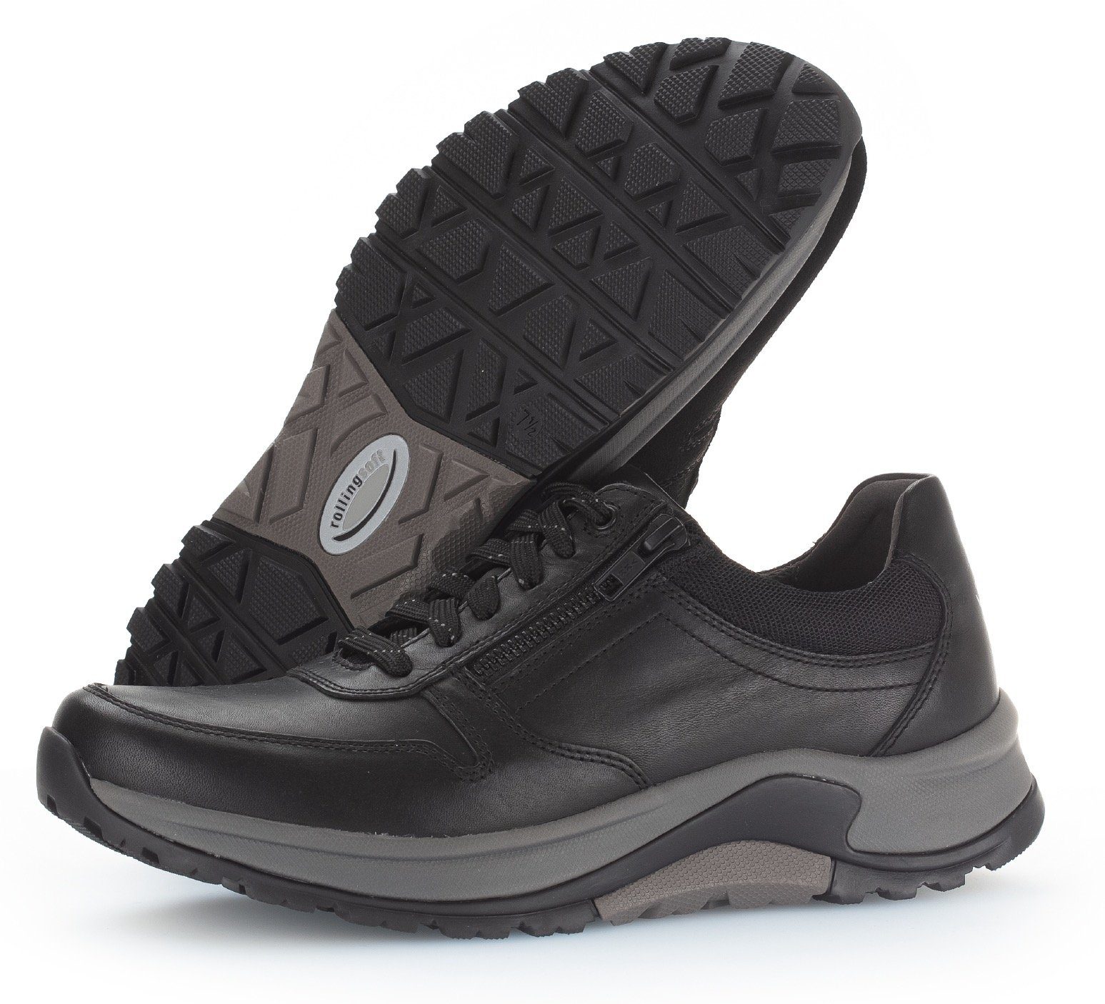 Gabor Rollingsoft Sneakers in comfortabele breedte g (wijd), vrijetijdsschoen, lage schoen, veterschoen