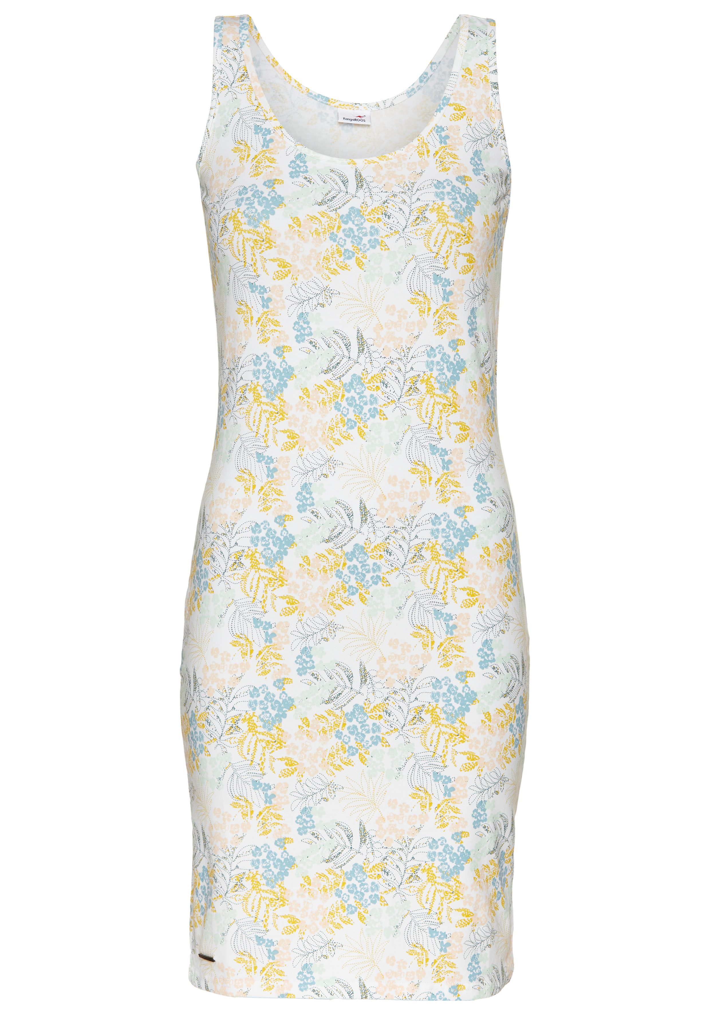 KangaROOS Zomerjurk Set shirt jurk met bloemen (set, 2-delig, Met T-shirt)