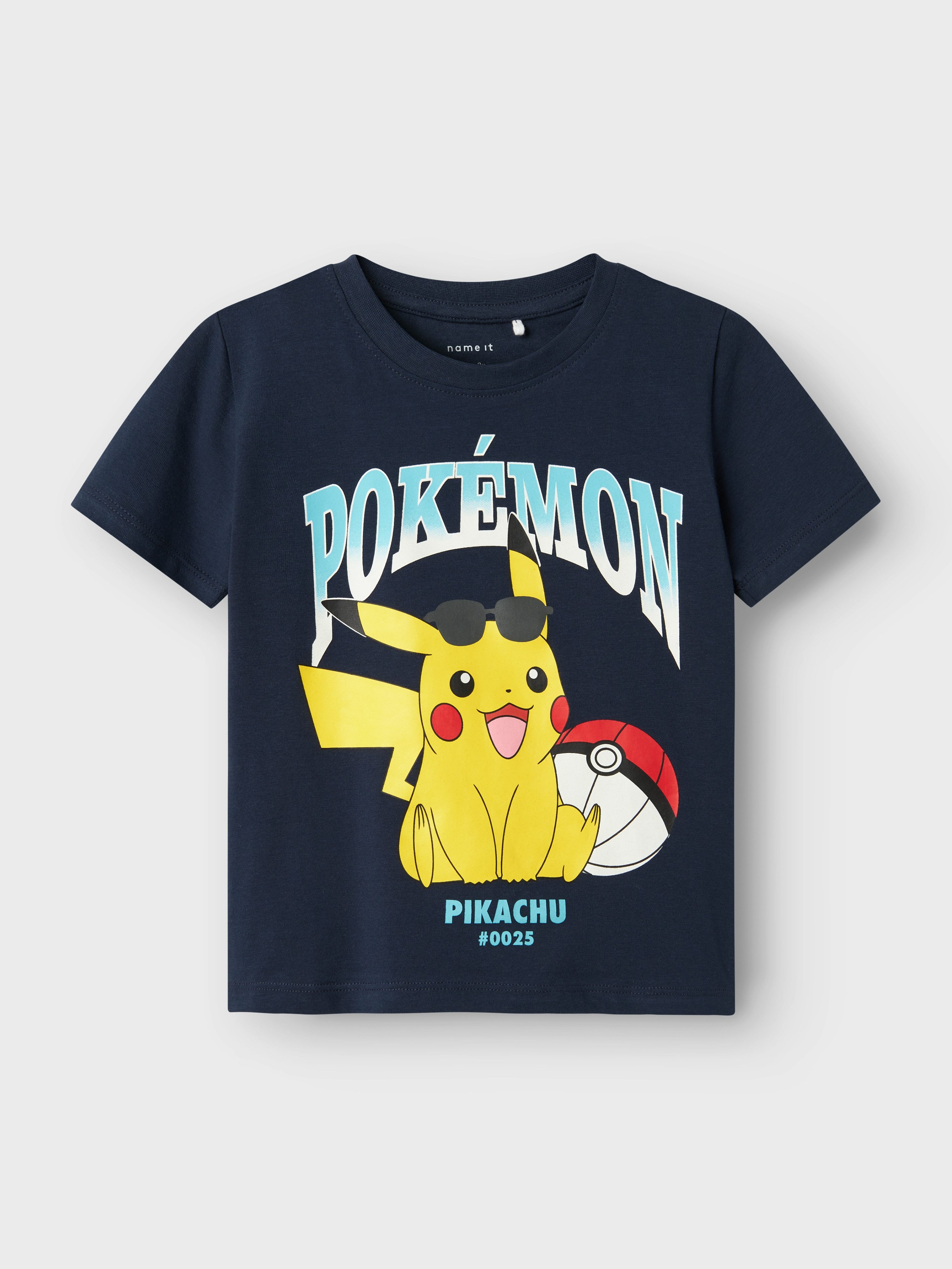 Name It Shirt met korte mouwen NMMMAHE POKEMON NREG SS TOP BOX SKY