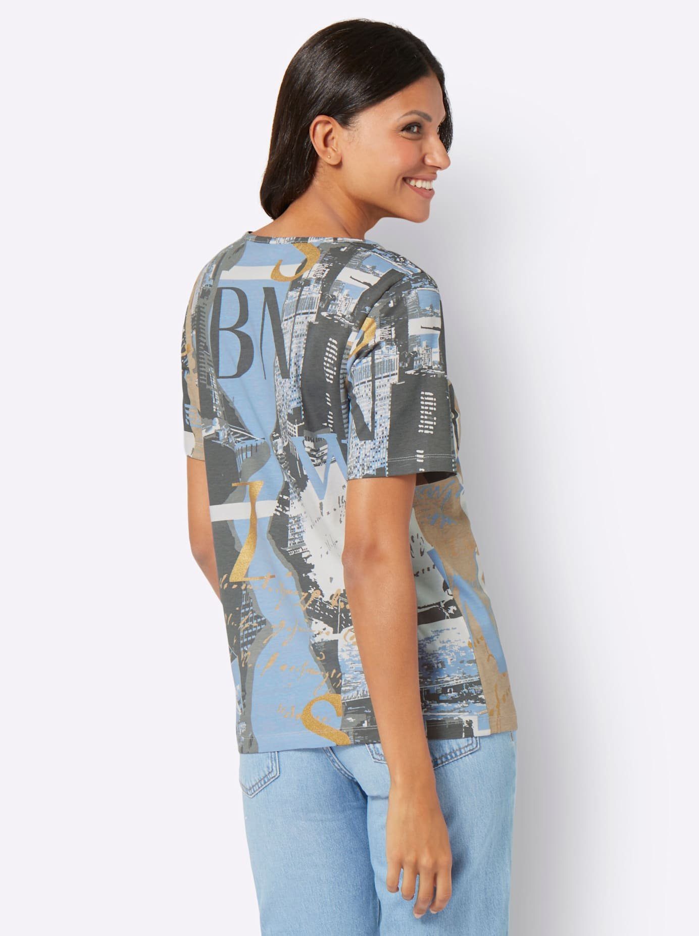 Classic Basics Shirt met korte mouwen Shirt met ronde hals (1-delig)
