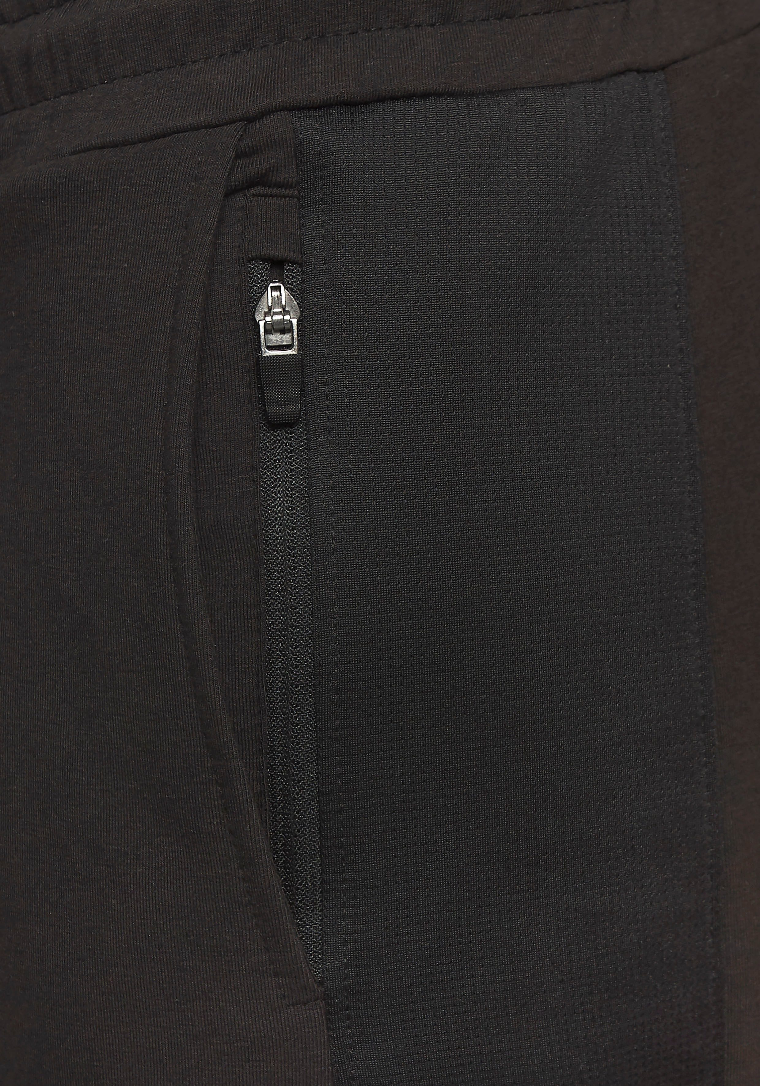 le jogger® Sweatpants met gekleurde inzet en ritszakken