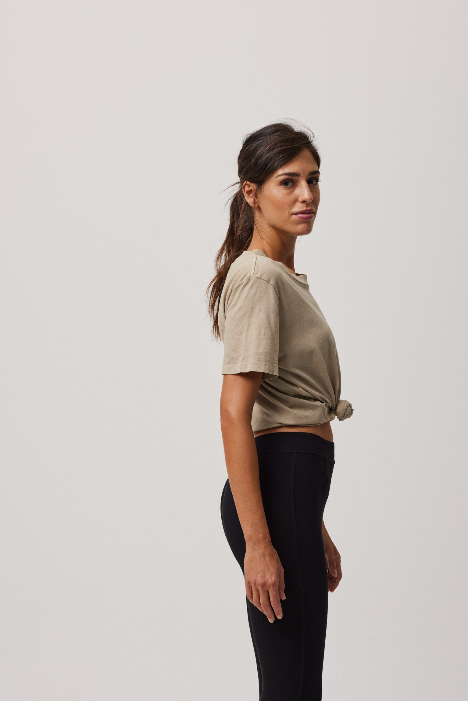 YSABEL MORA 3/4 legging elastische band, katoenmix (Set van 2)
