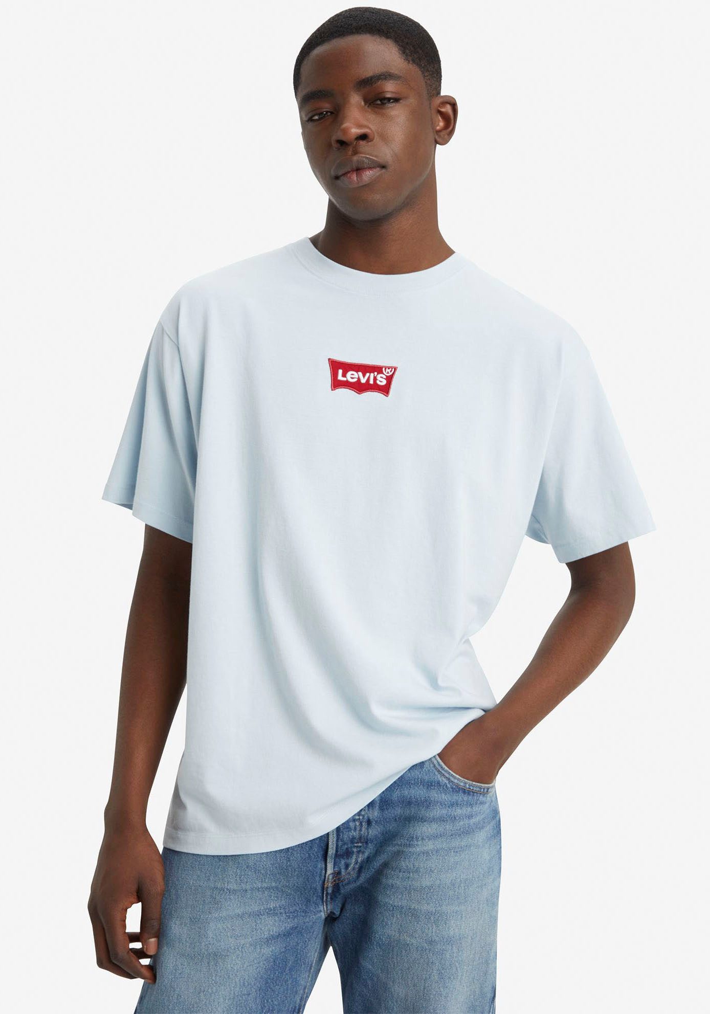 Levi's® T-shirt SEVINTAGE met logo-patch op de borst