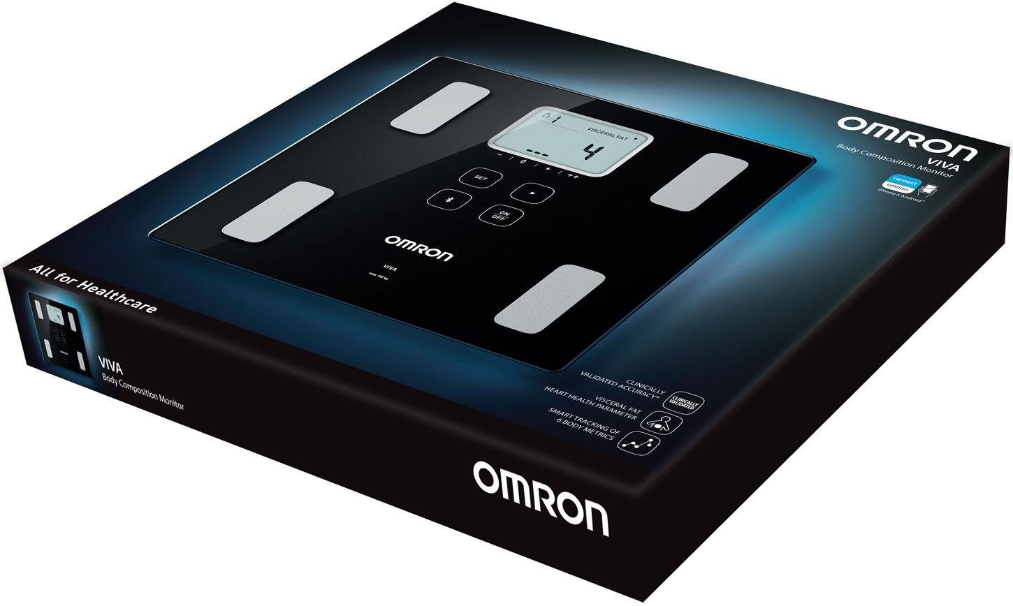 Omron Lichaamsanalyse weegschaal VIVA HBF-222T-EBK