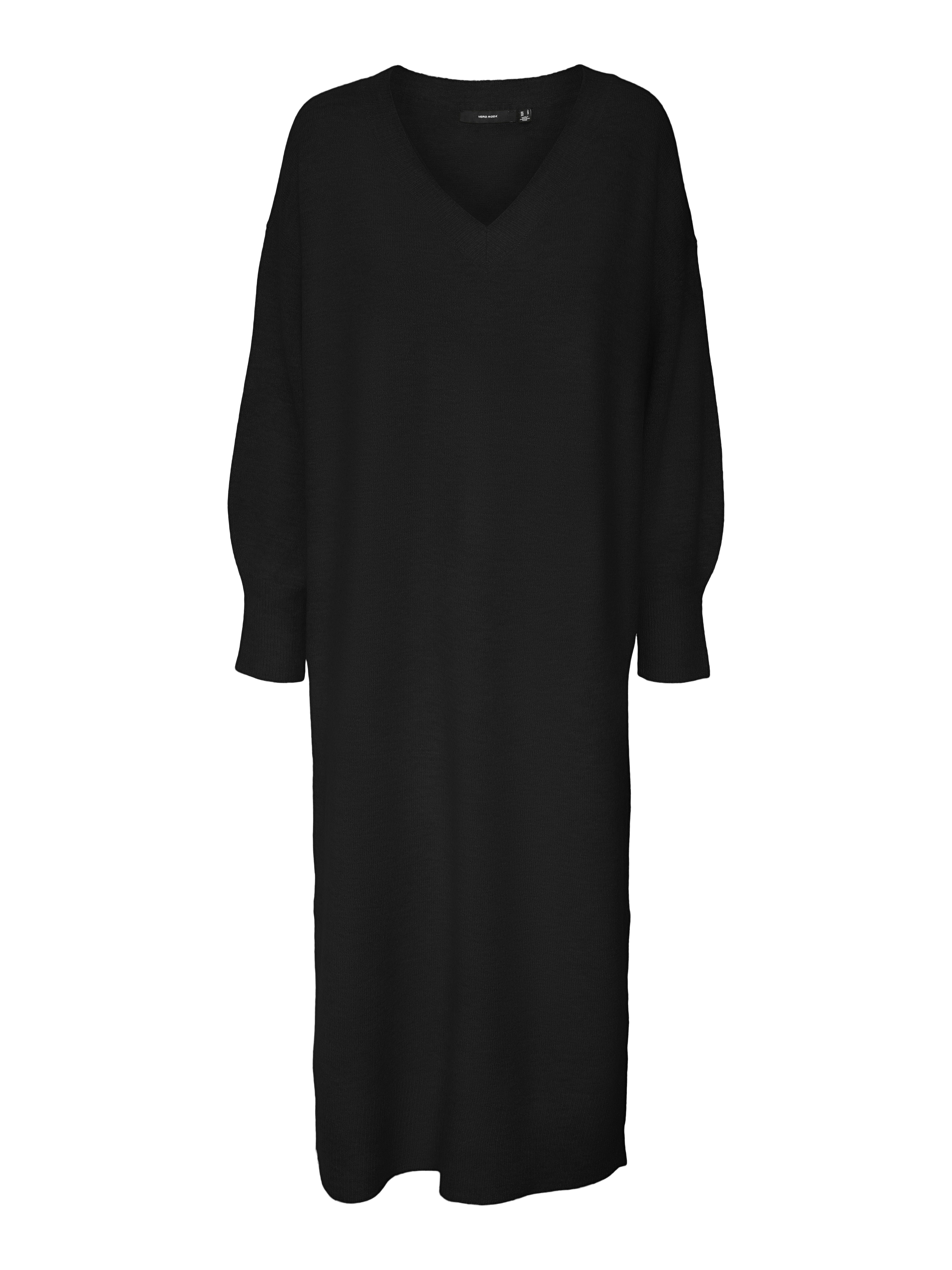 Vero Moda Gebreide jurk VMJUPITER LS V-NECK CALF DRESS BF