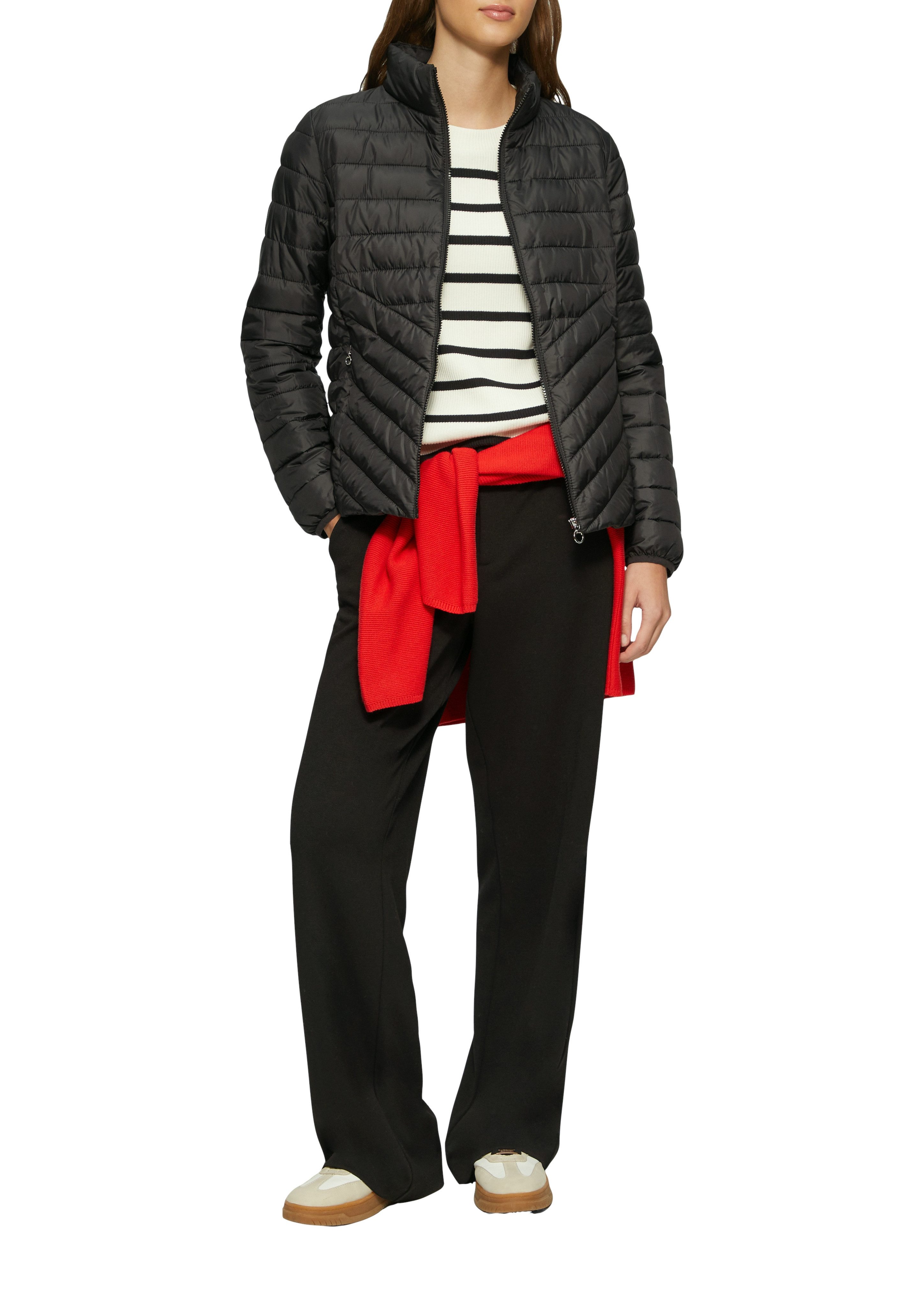 s.Oliver Outdoorjack met structuurpatroon