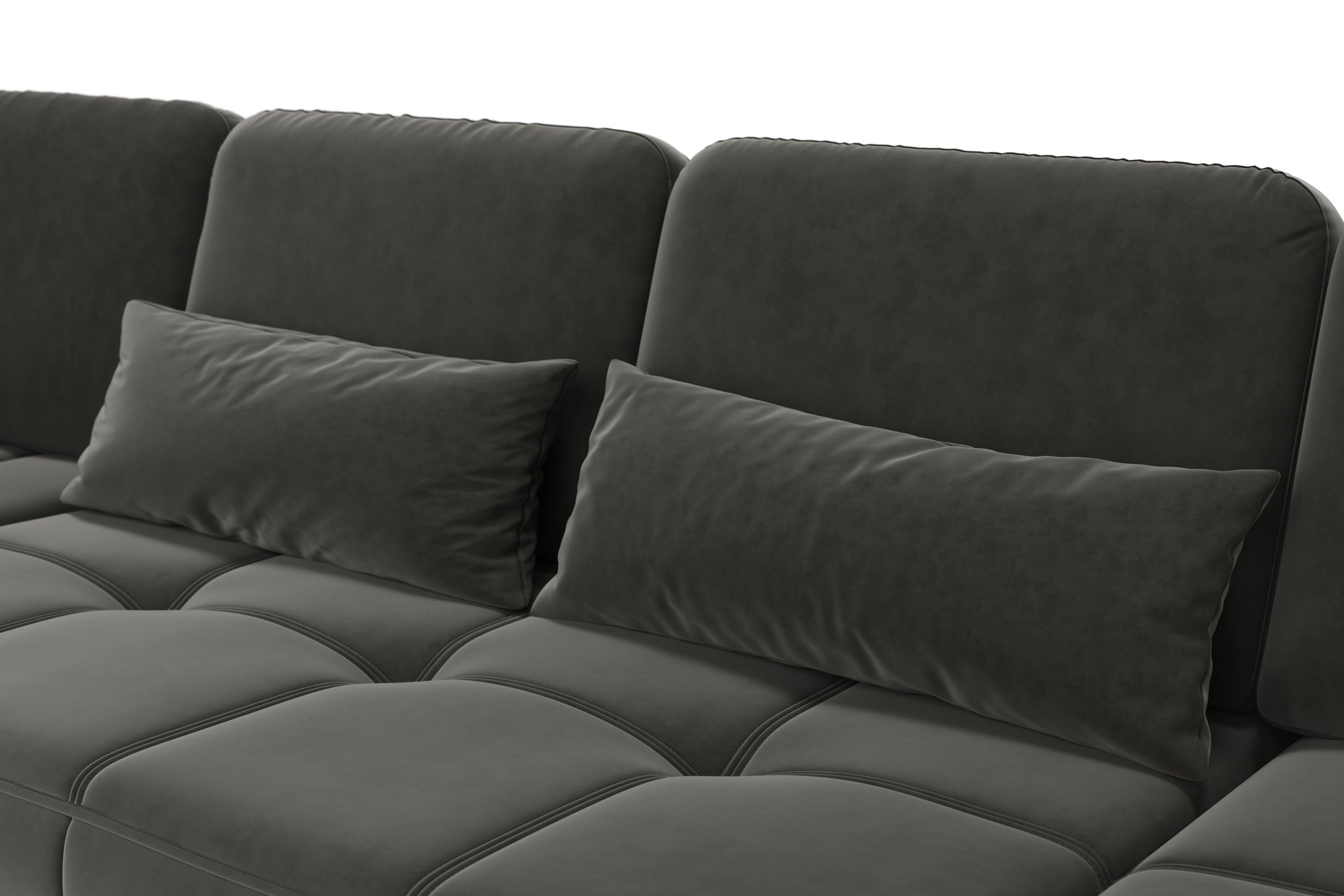 sit&more Zithoek Bendigo U-vorm inclusief zitdiepteverstelling, bodemvrijheid 15 cm, in 2 pootkleuren
