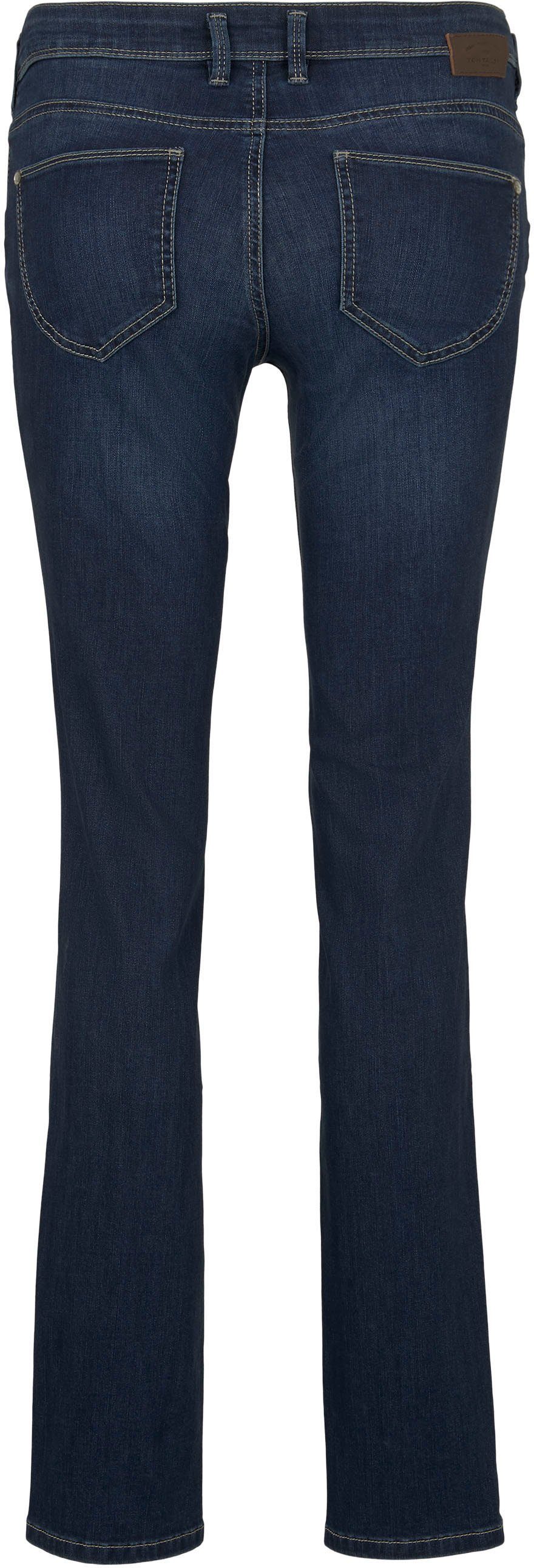 Tom Tailor Rechte jeans Alexa straight met contrasterende stiksels