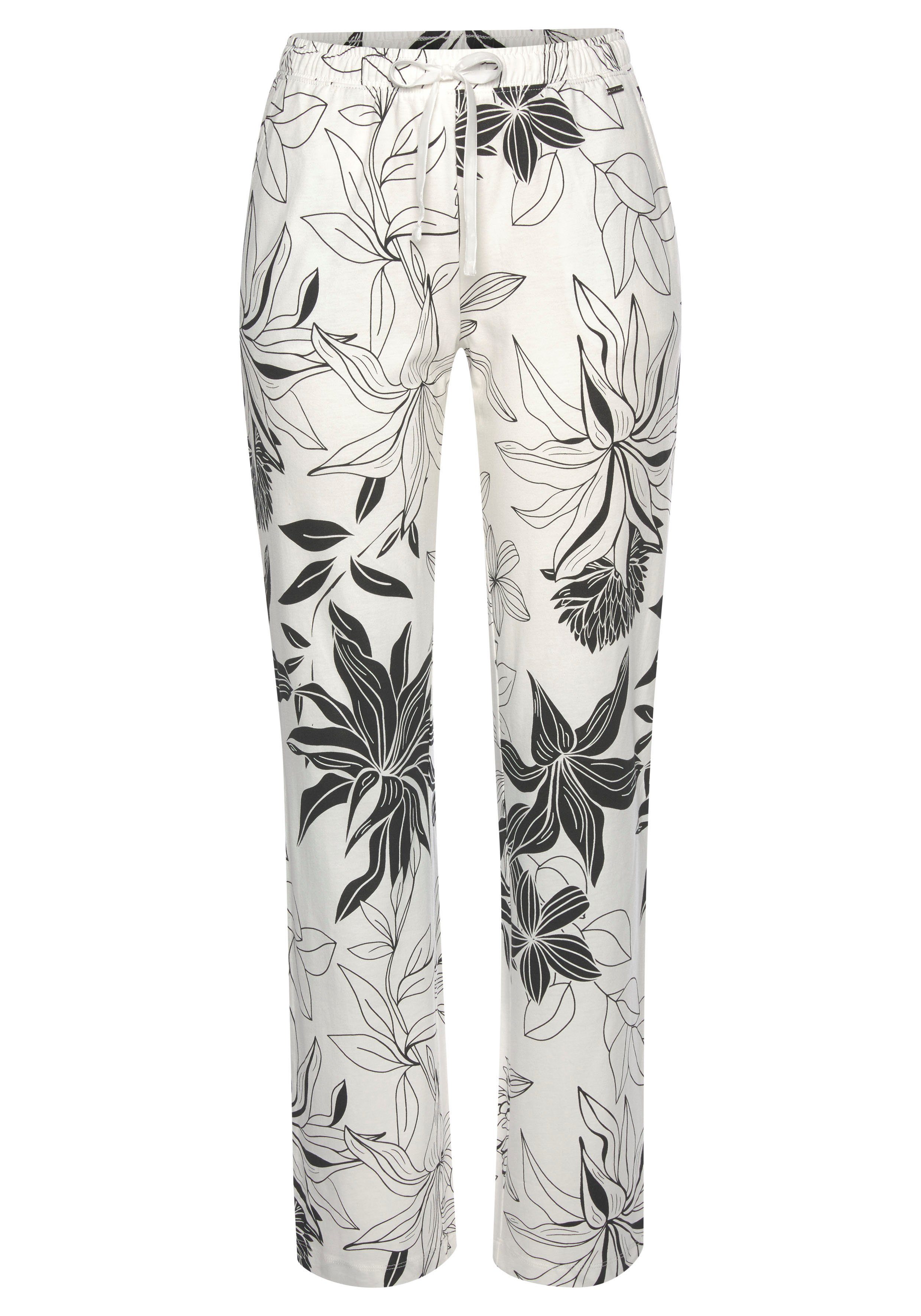 Lascana Pyjamabroek met bloemenprint