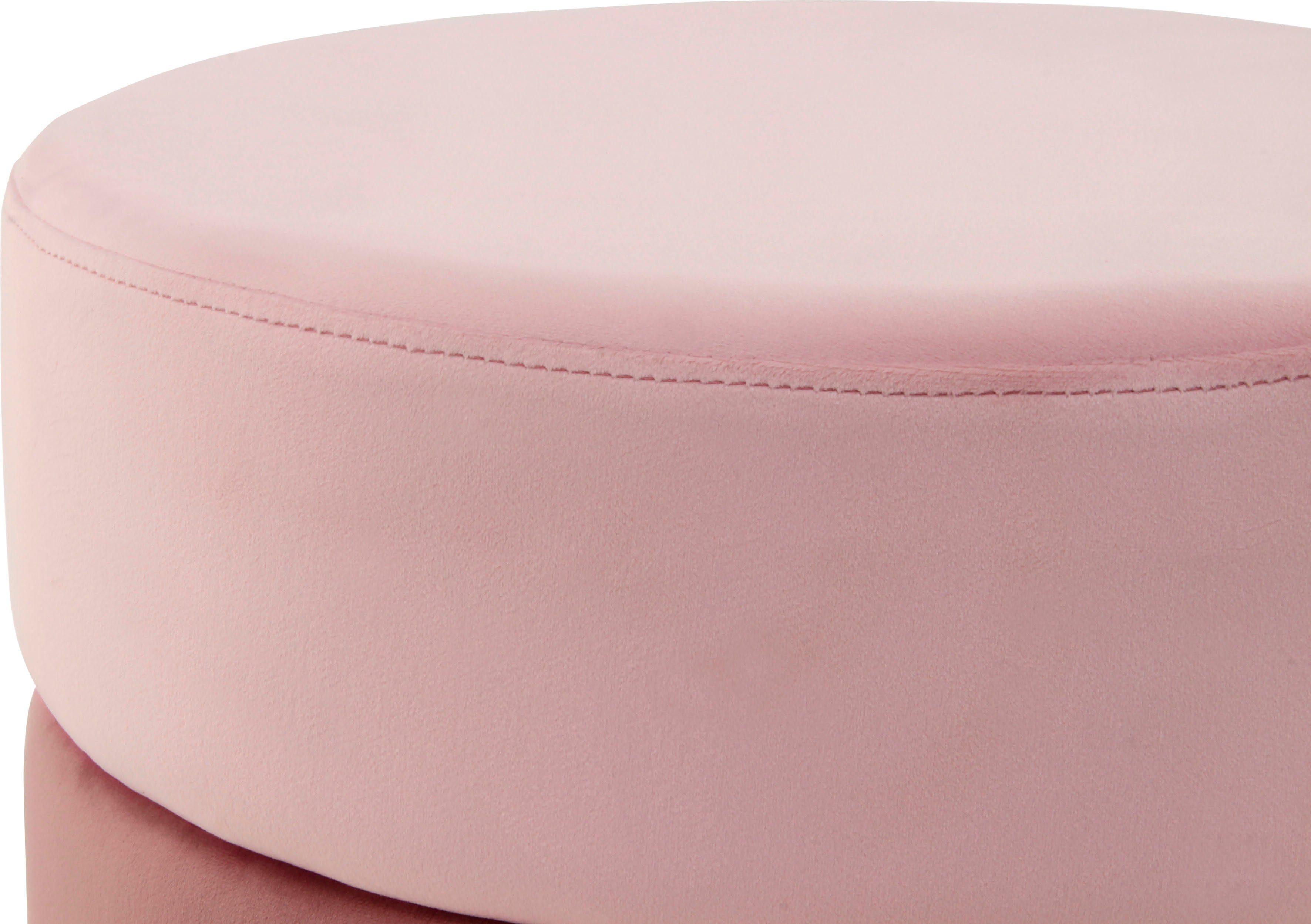 Kayoom Zithocker Kruk Matilda 125, comfortabele ronde vorm, gezellige designkruk (1 stuk)