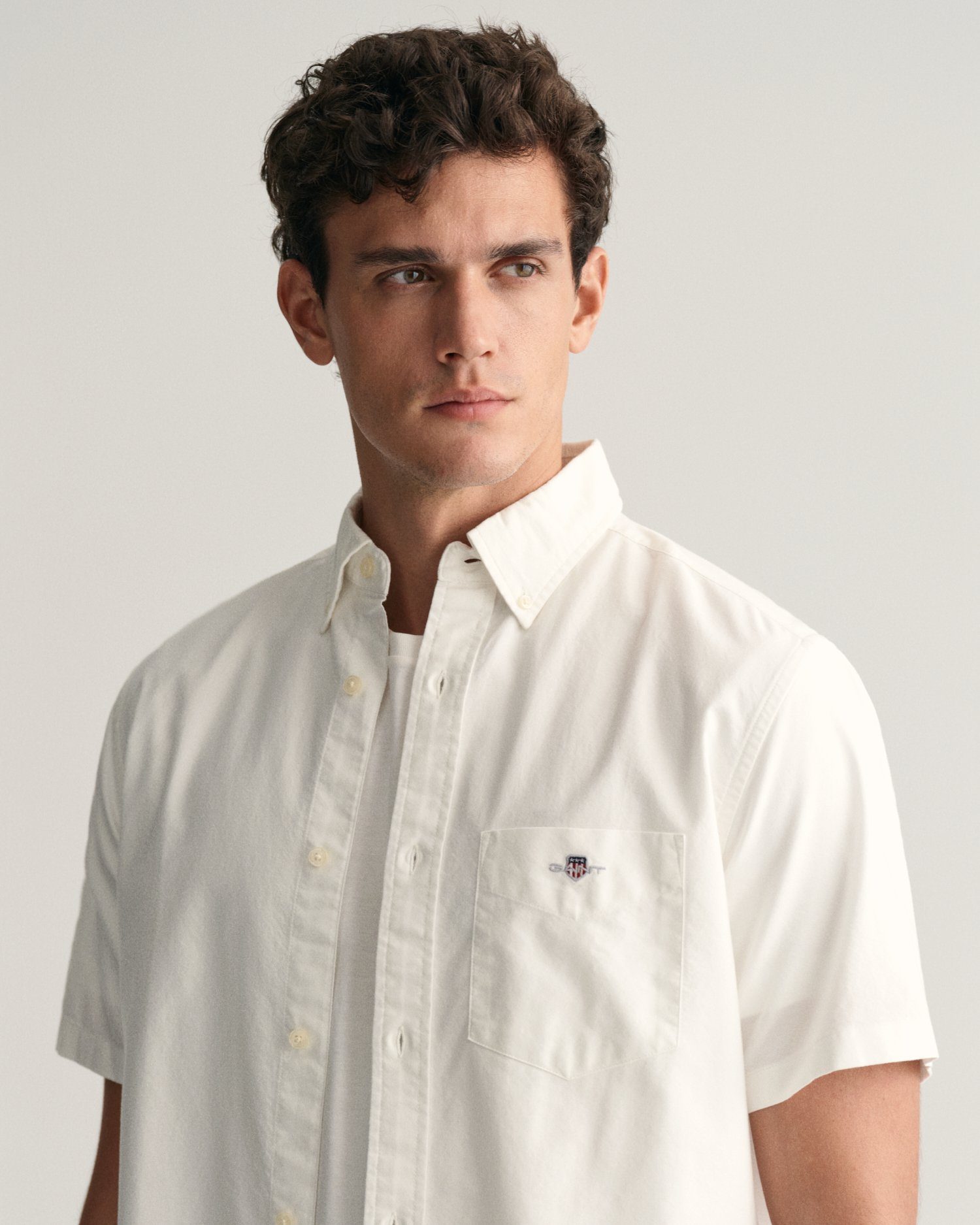 Gant Overhemd met korte mouwen REG OXFORD SHIRT
