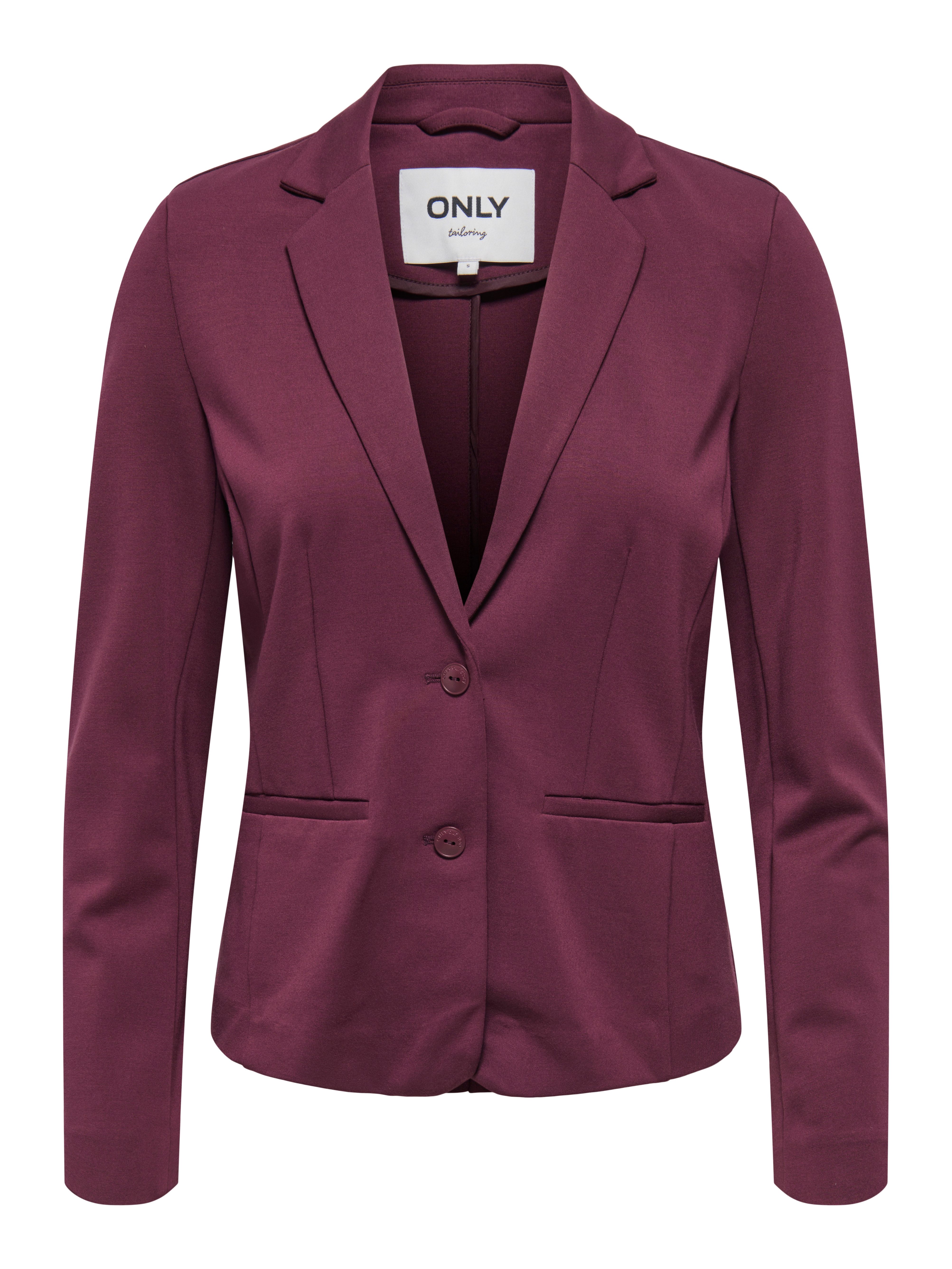Only Jerseyblazer ONLPOPTRASH – 2-knoops blazer met getailleerd silhouet