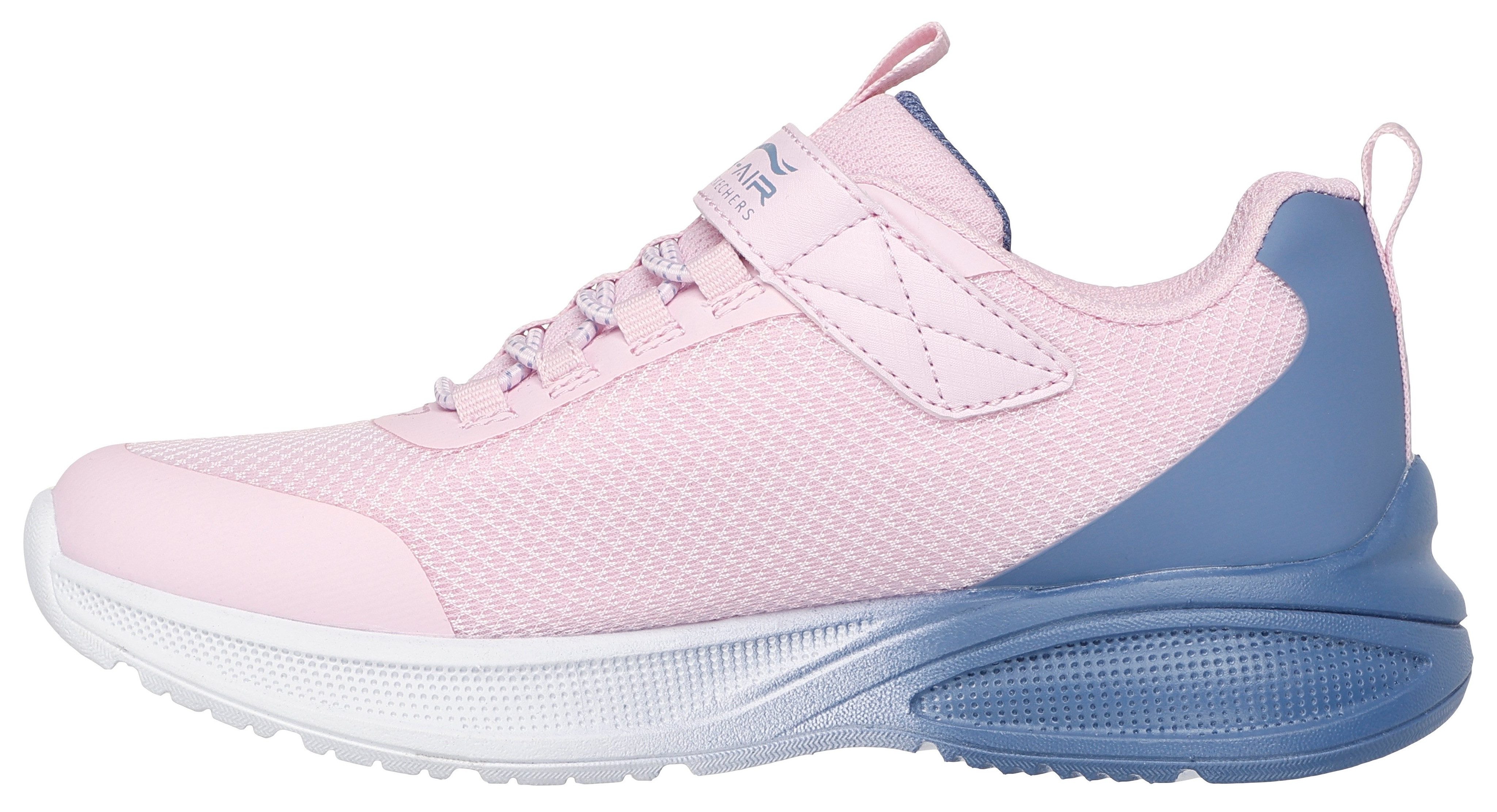 Skechers Sneakers MICROSPEC MAX ADVANCE , slip-on sneakers, klittenbandsluiting, s-logo, maat sjabloon om te downloaden