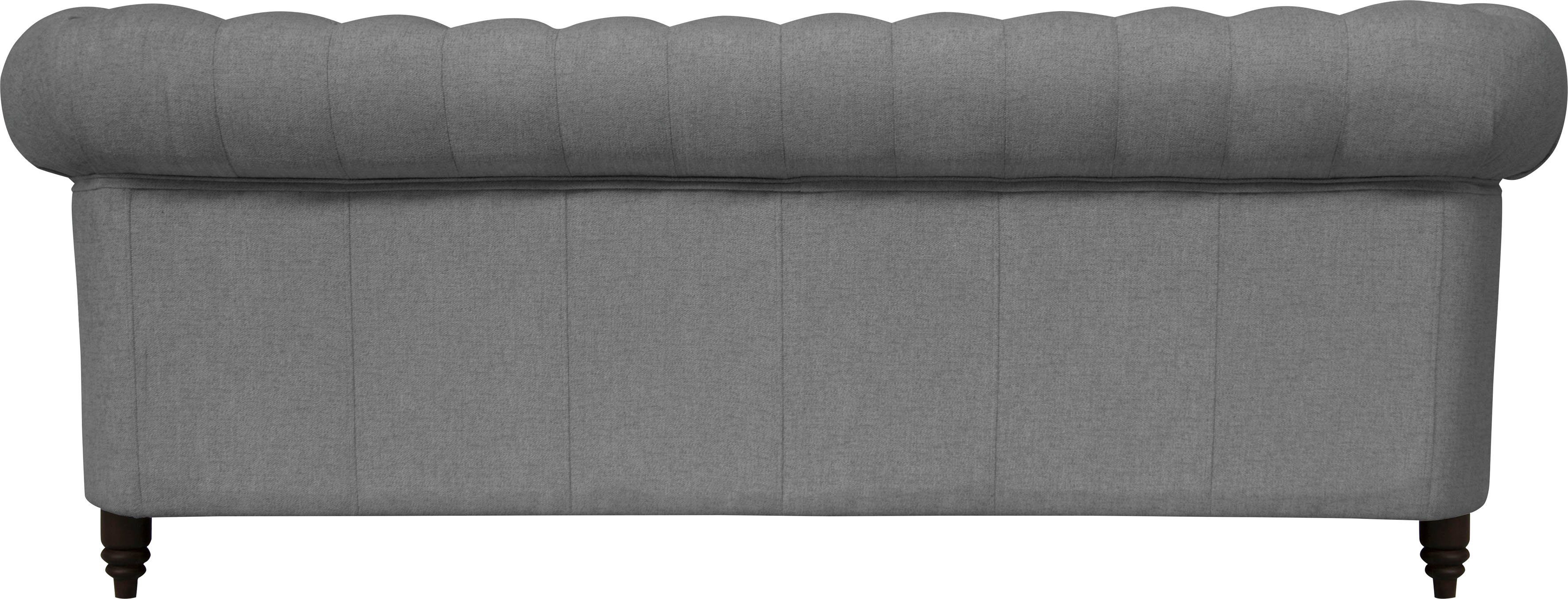 Home affaire Chesterfield-bank Aarburg luxueuze capitonnage en siernagels in chesterfield-design