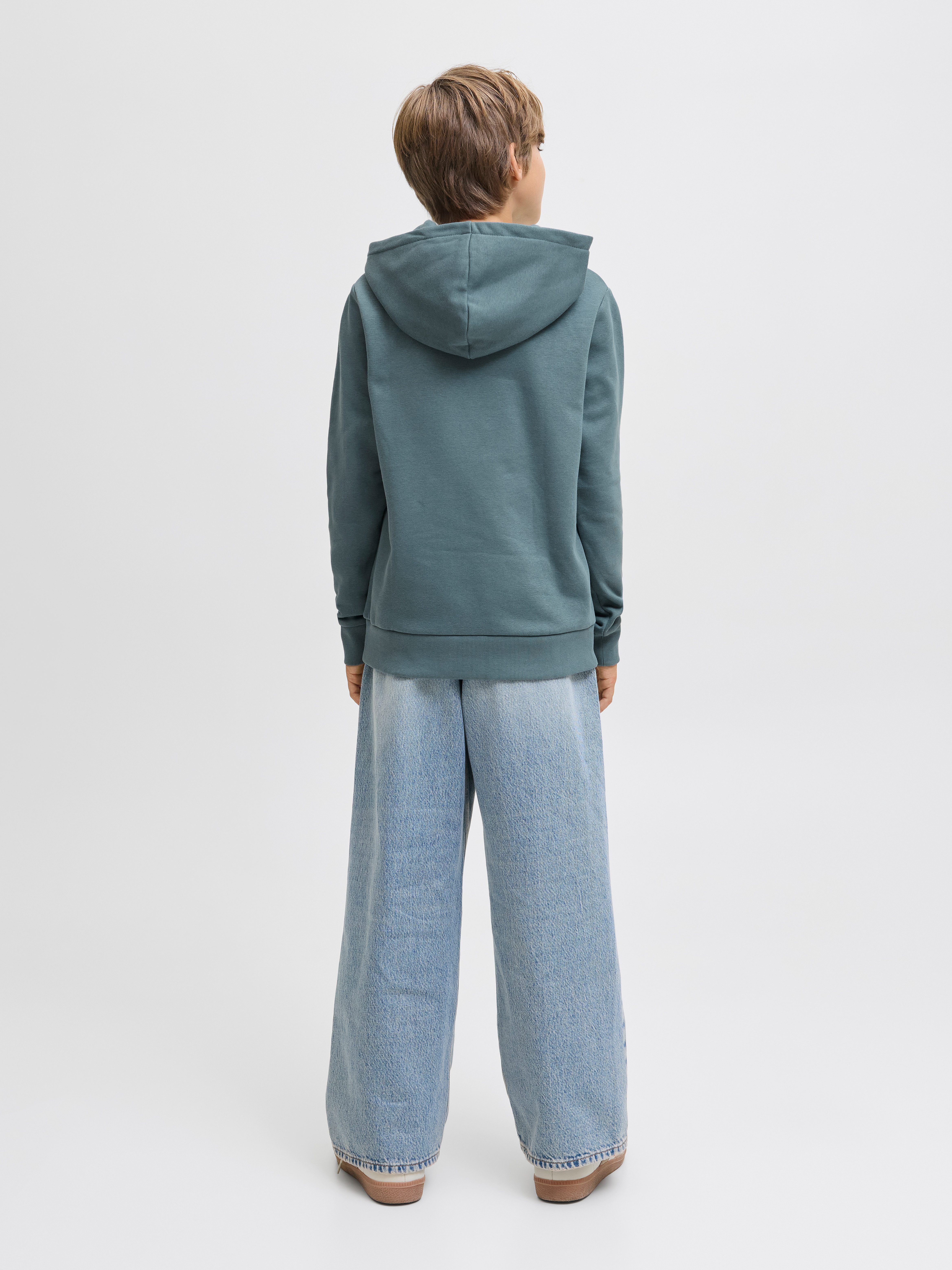 Jack & Jones Junior Hoodie JJECALEB VARSITY SWEAT HOOD NOOS JNR